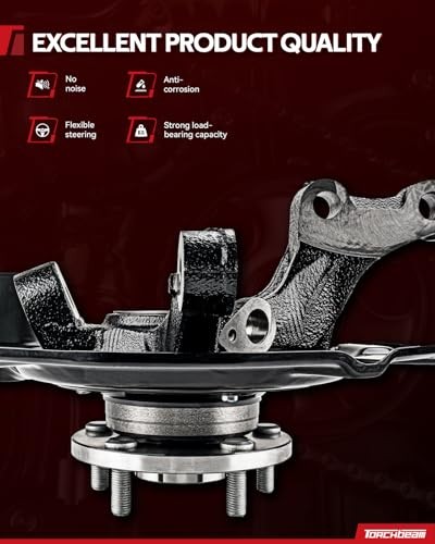 Steering Knuckle & Wheel Bearing Hub Assembly, 1PC Front Right Passenger Side