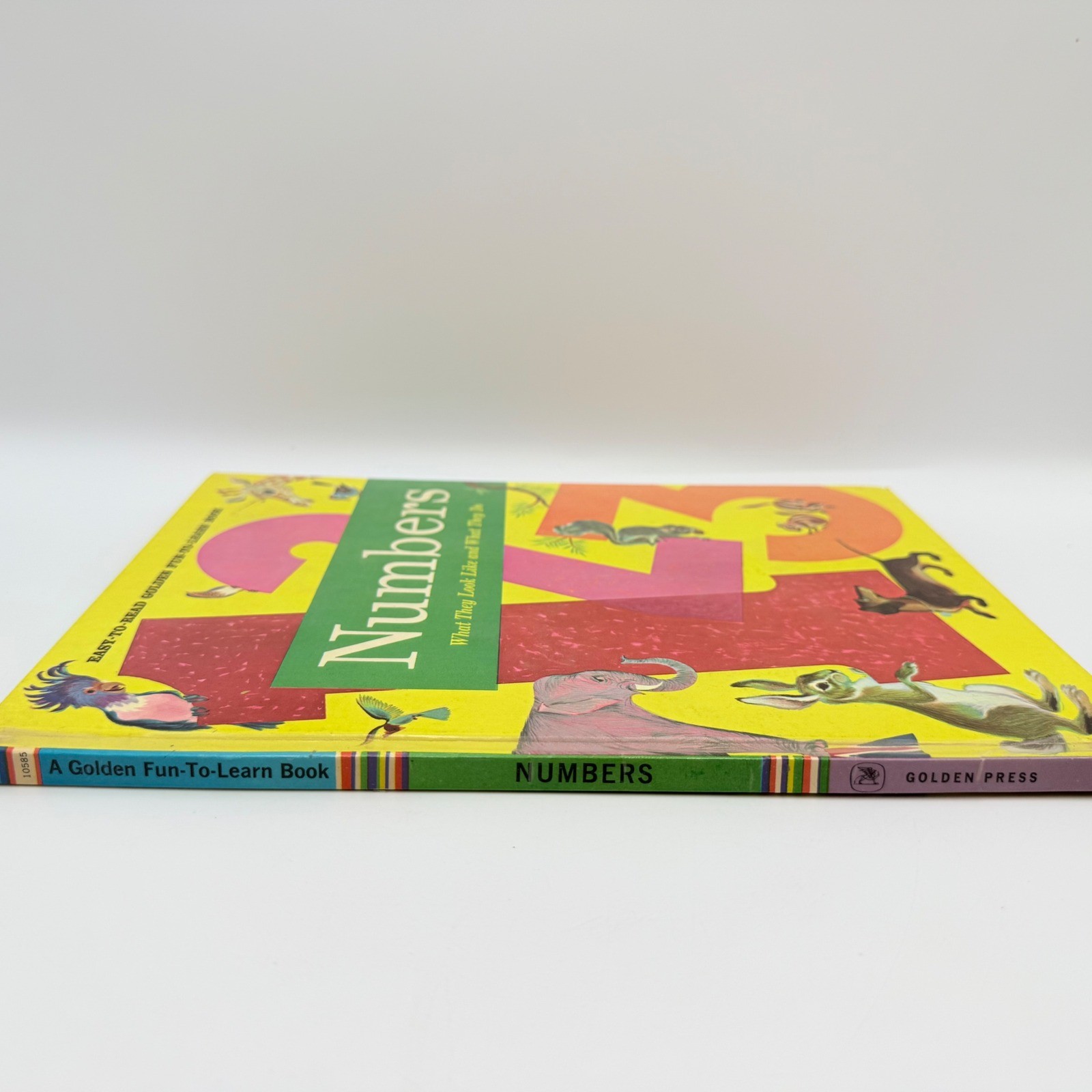 Vintage 1961 Numbers Golden Fun-To-Learn Book Hardcover Golden Press 10585