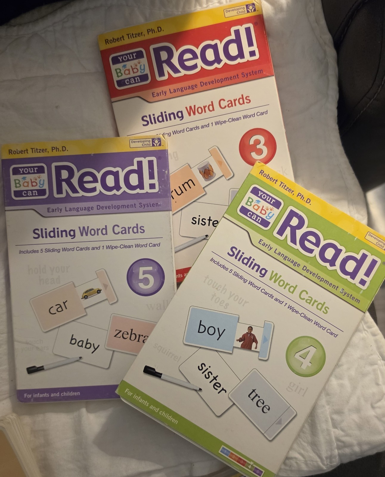 Your Baby Can Read Early Language Development Series DVDs And Word Cards