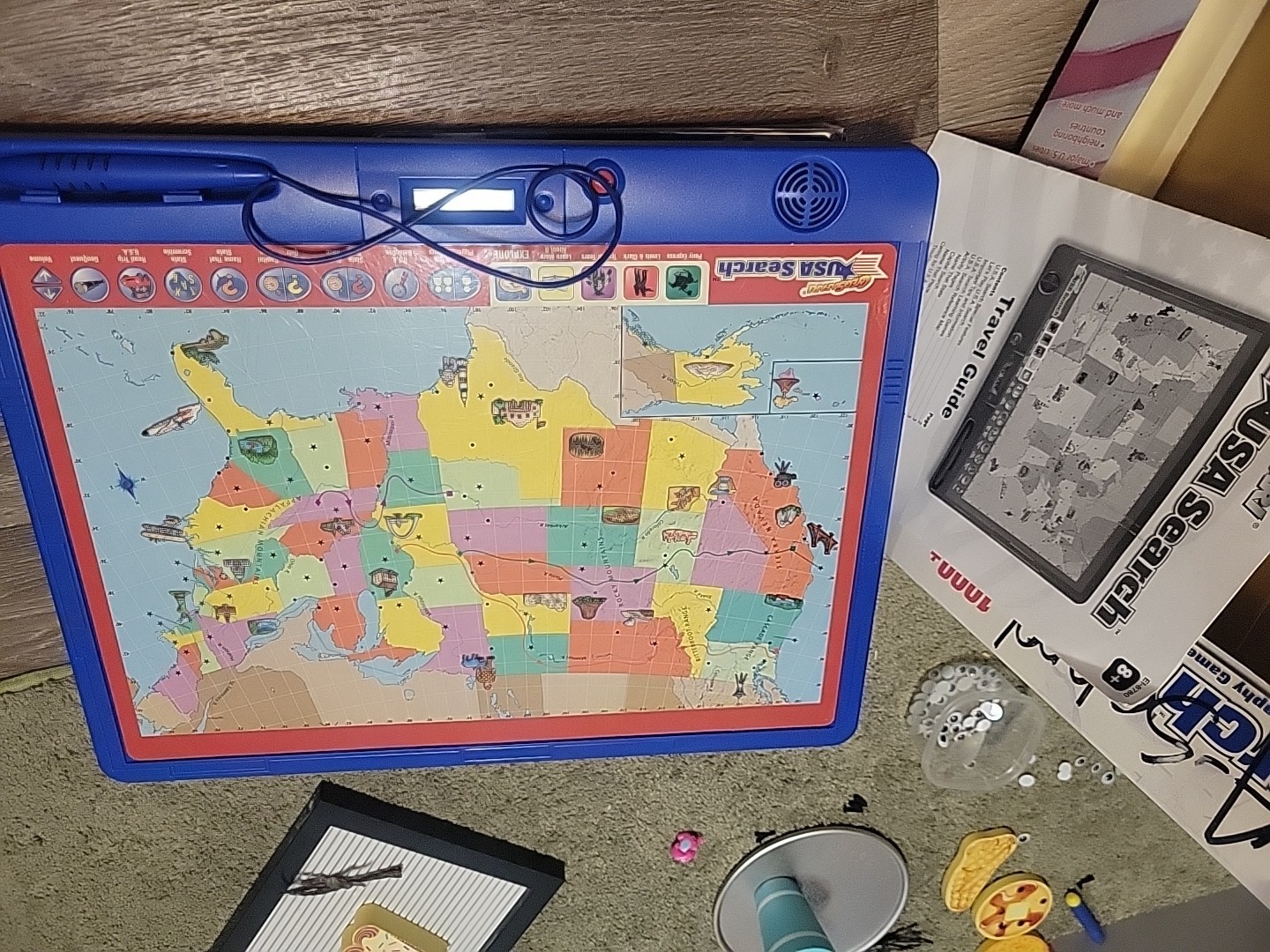 Vintage GeoSafari USA Search EI-8780 Electronic Learning Game with Box
