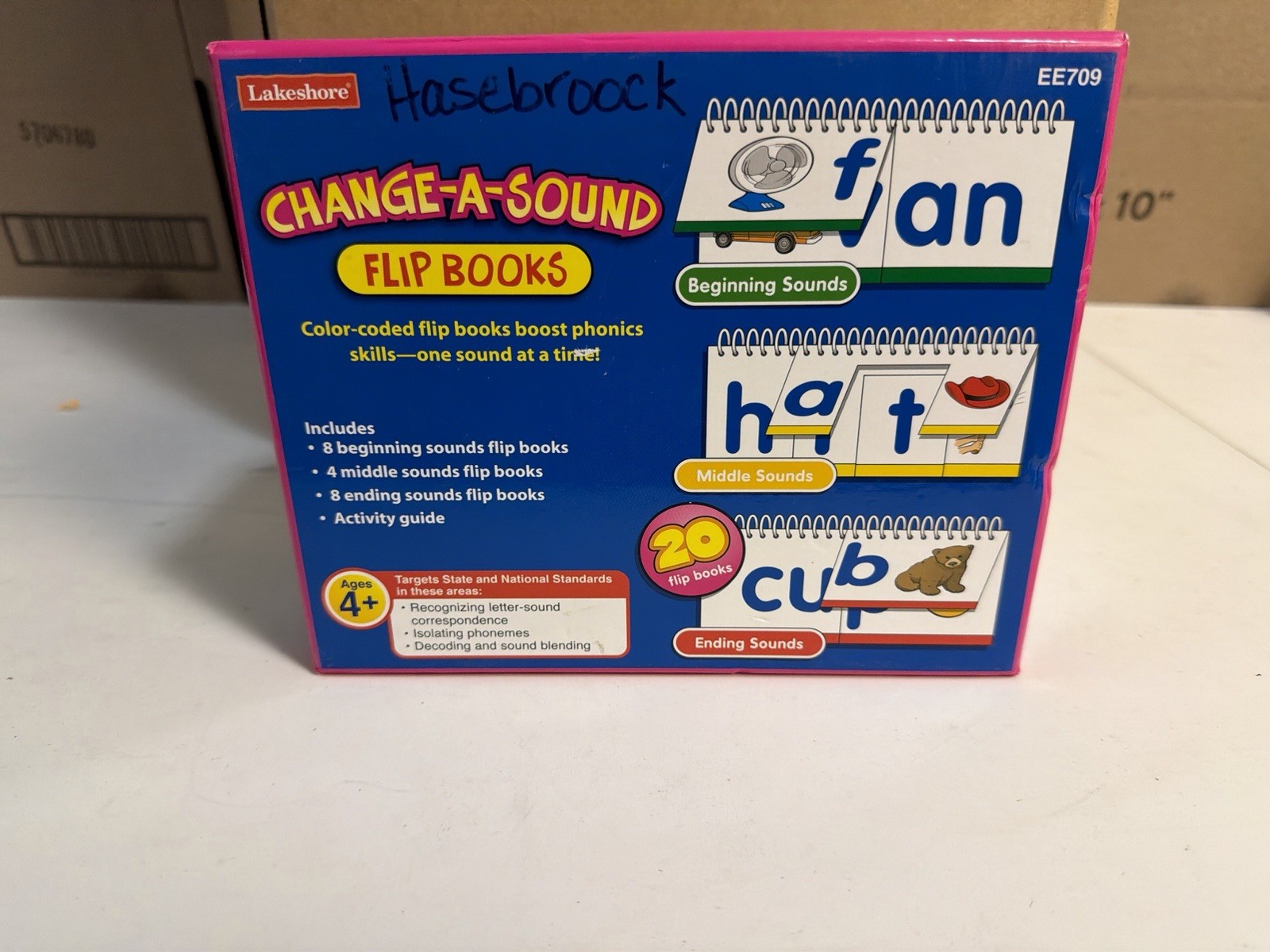 Lakeshore Change-A-Sound Phonics Flip Books Beginning/Middle/Ending Sounds EE709