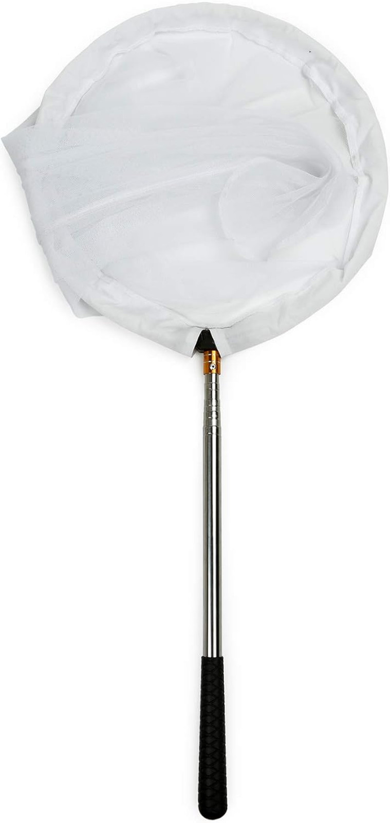 RESTCLOUD Insect and Butterfly Net with 12″ Ring, 24″ Net Depth, Handle Extends