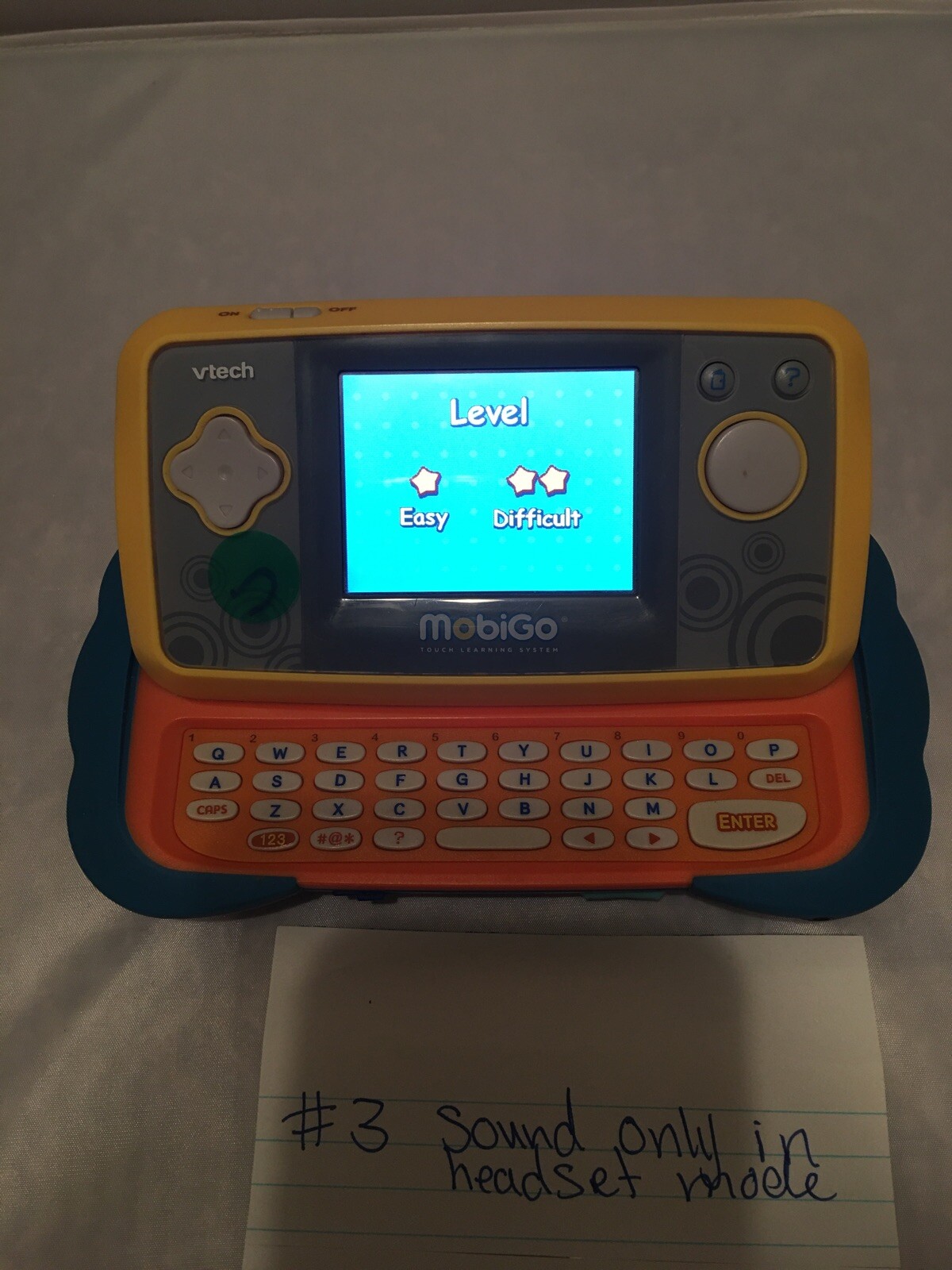 VTech MobiGo Touch Learning System Youth Educational #3 READ important