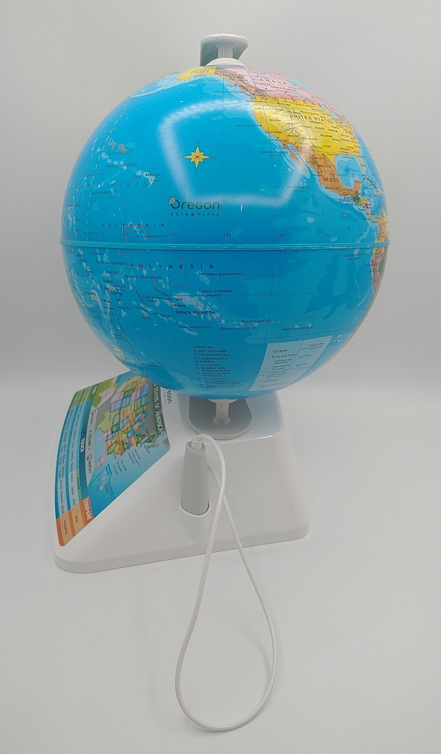 Oregon Scientific Smart Globe Educational Homeschool SG268R