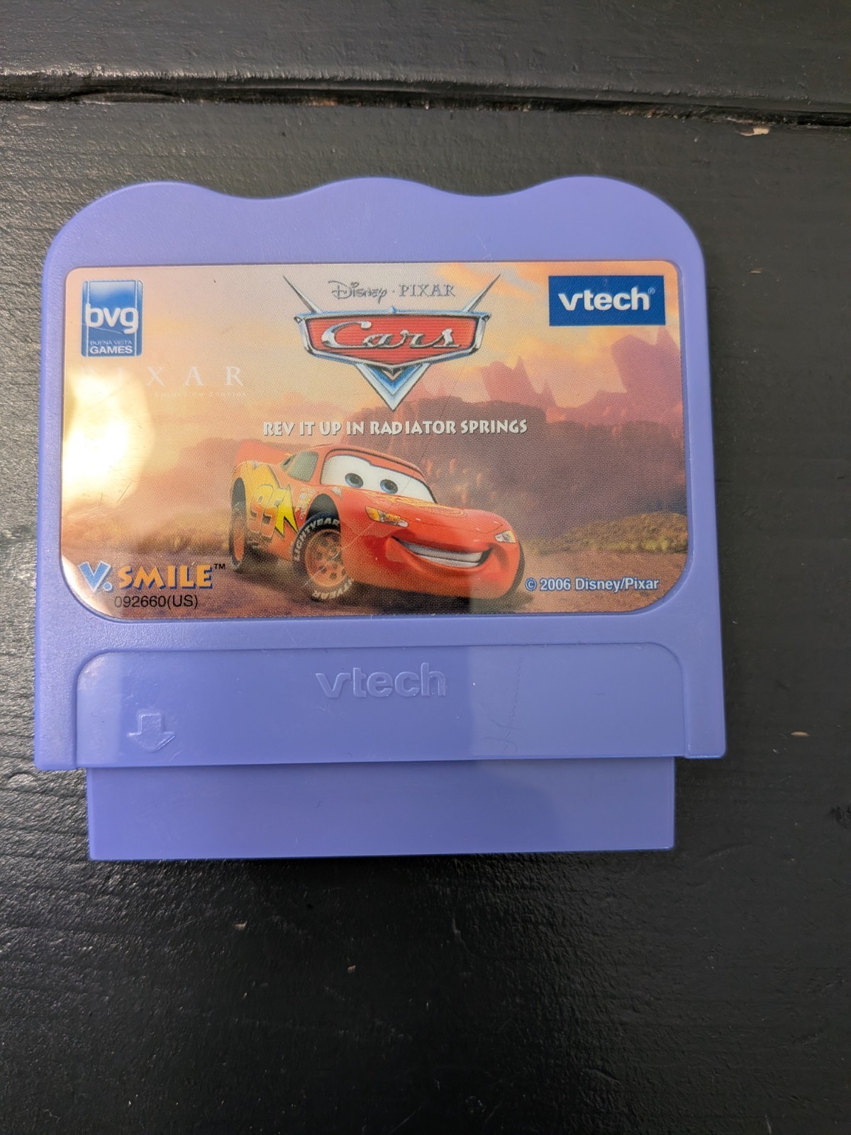 VTech VSmile learning system Disney Pixar Cars Cartridge Game tested &works well