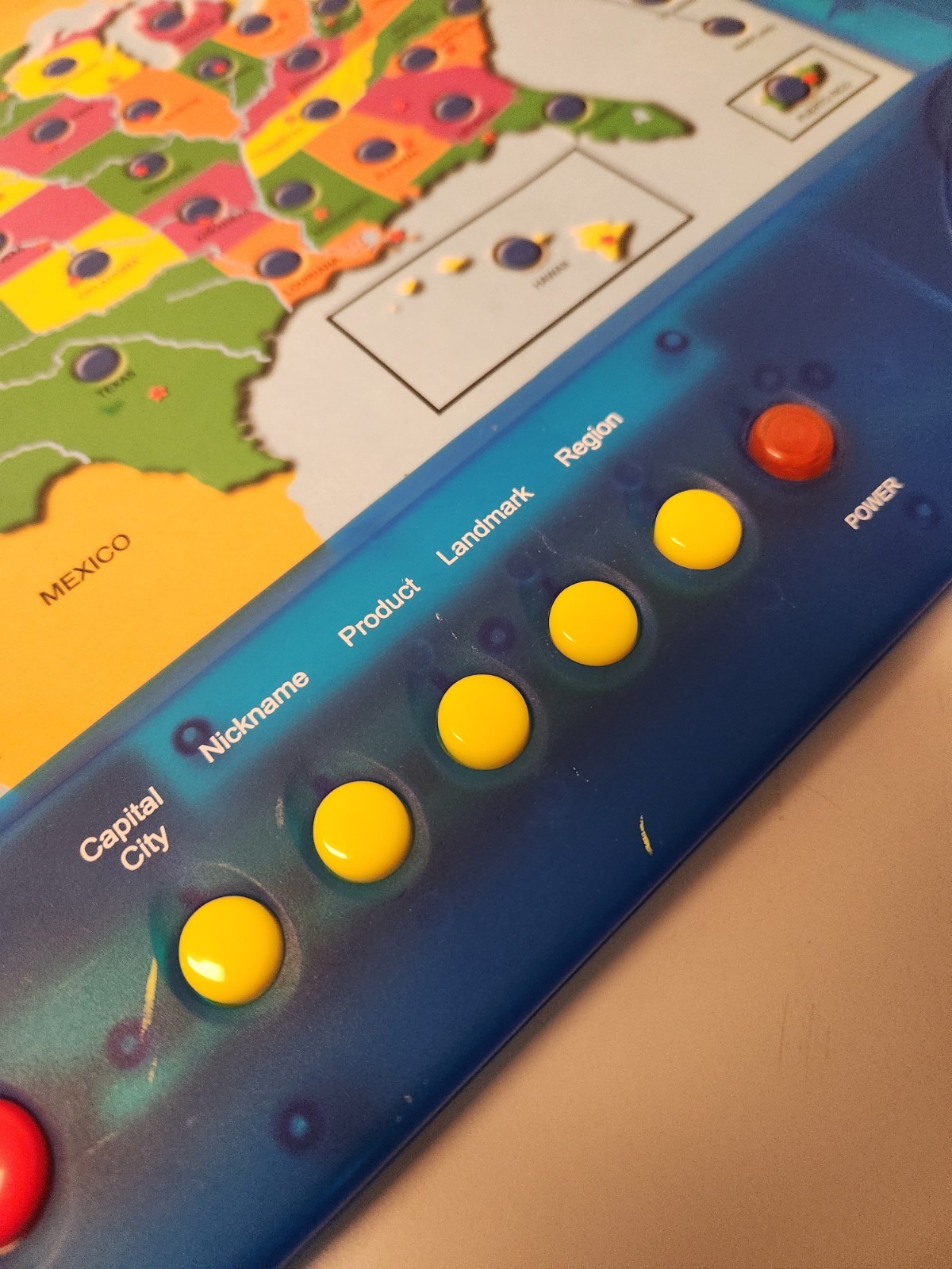 Vintage 1998 Geo Genius USA Map Interactive Educational Toy #102 Tested & Works