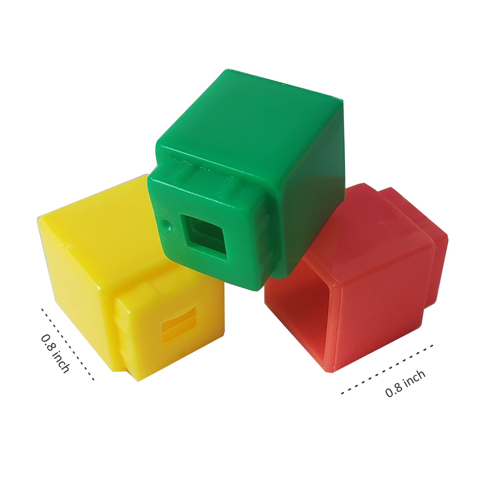 KUTOI Math Manipulatives Counting Cubes, Educational Medium, Multicolor
