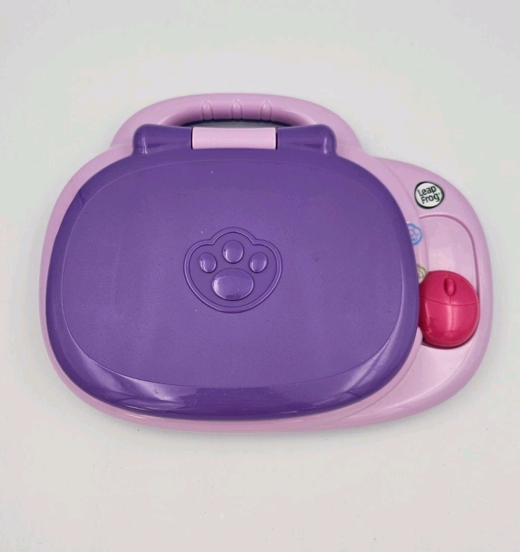 LeapFrog My Own Leaptop Laptop Purple Learning Interactive ABC Music Games WORKS