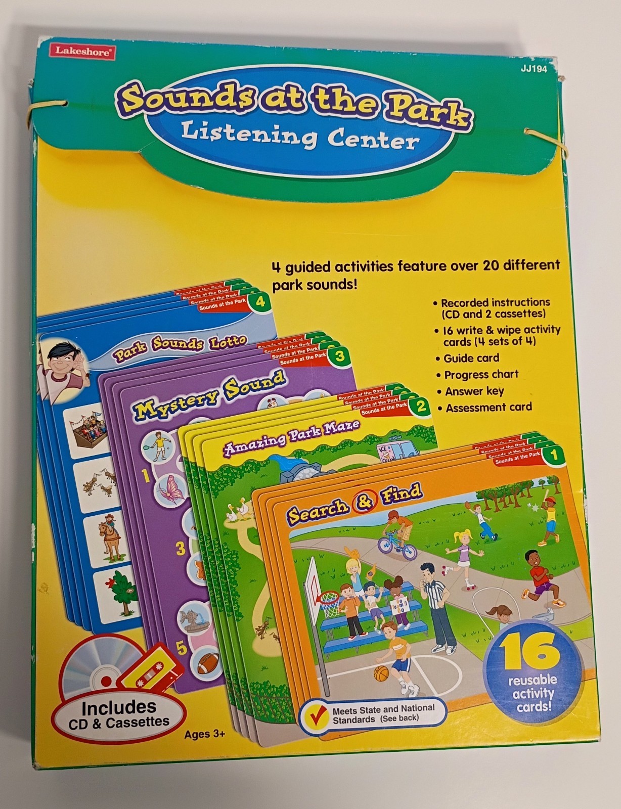 Lakeshore Sounds at the Park Listening Center Reading Sealed Cards, CD Cassettes