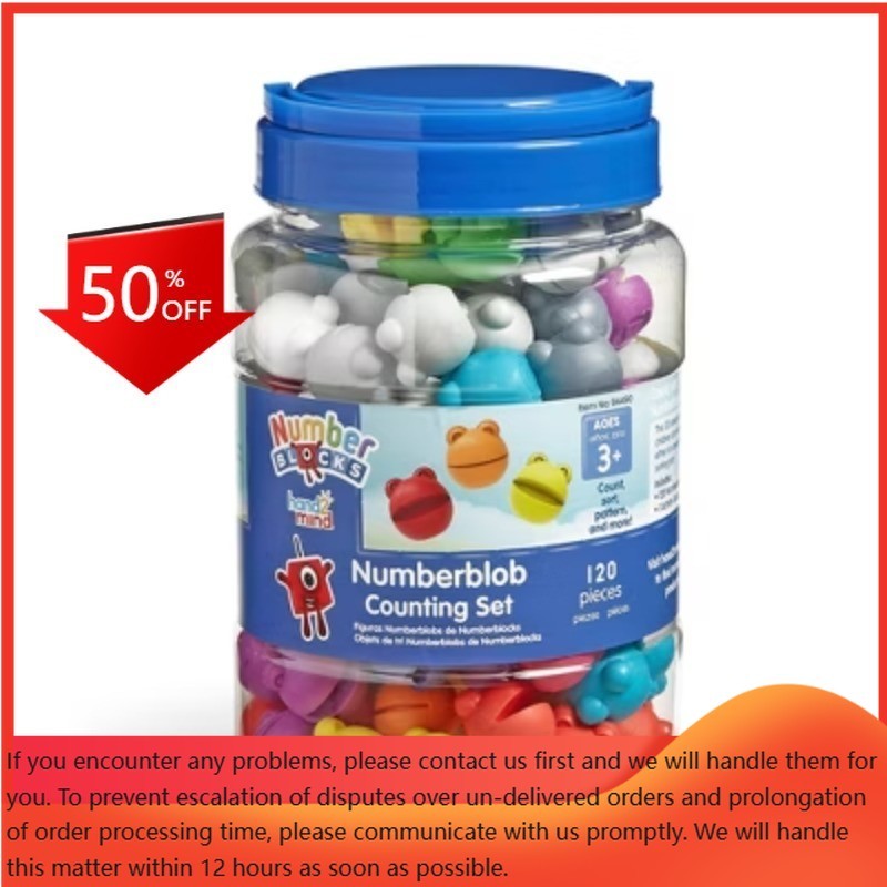 Hand2Mind Numberblocks Numberblob Counting Set – 120pc: Math Kit for 3rd Grade