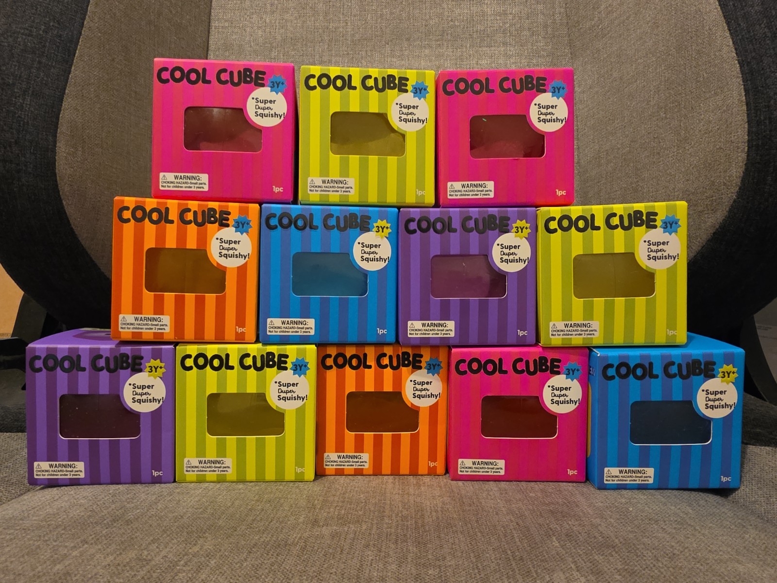 J’Adore Cool Cube Squishy TikTok Viral Stress Toy Super Soft Fidget Target ORANG