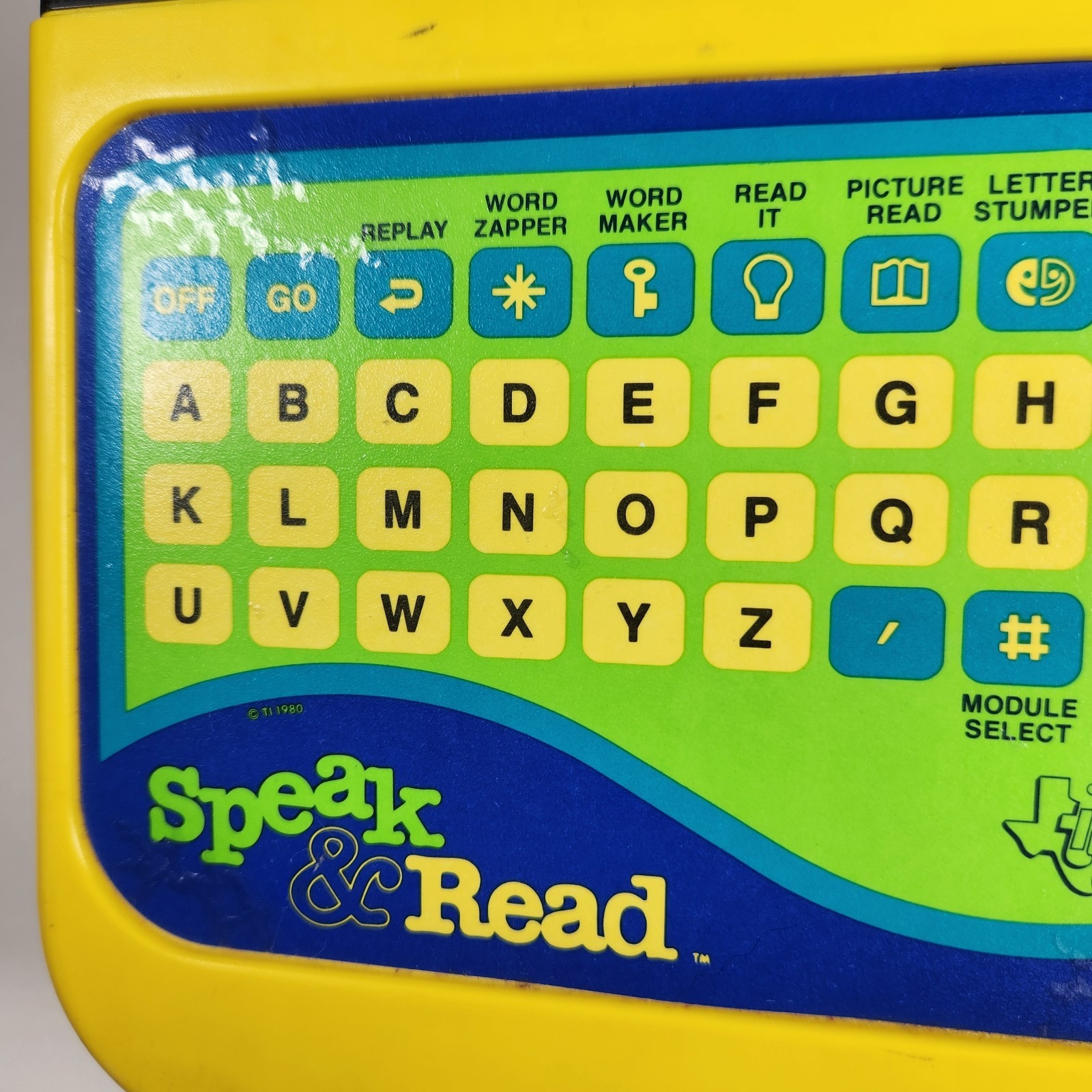 Vintage Texas Instruments Speak & Read Electronic Learning Toy – 1980 USA Made