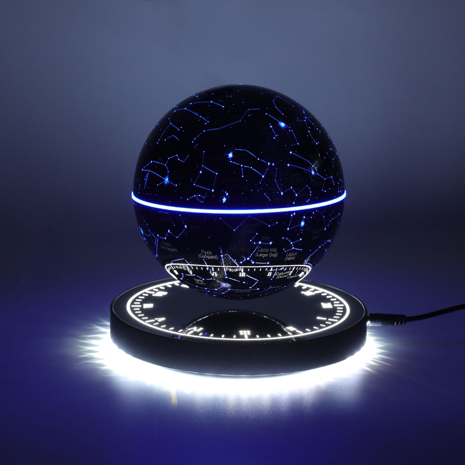 Magnetic Levitating Globe with LED Floating Globe Auto-Rotating Globe with Base