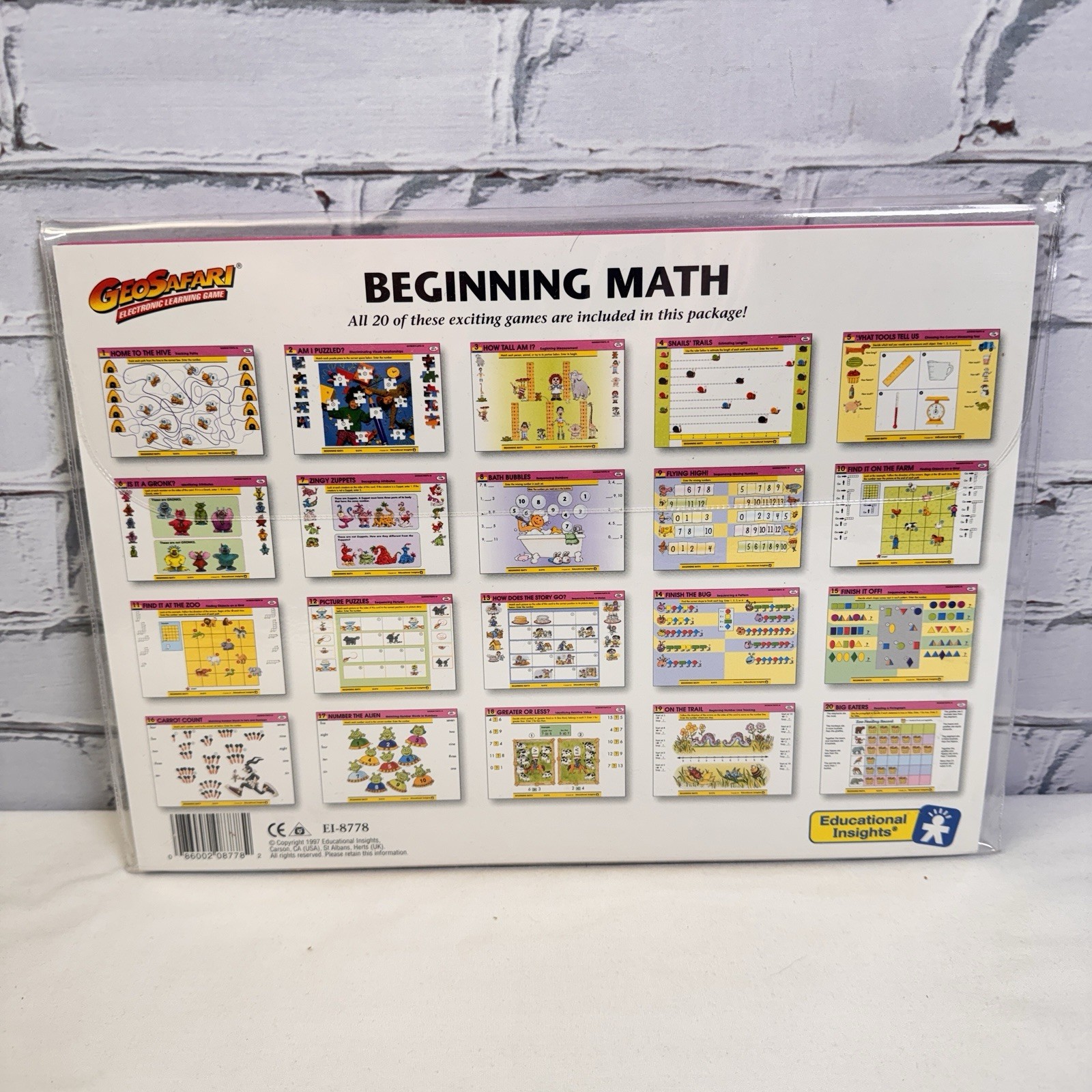 Vintage GEOSAFARI Electronic Learning Game Card Sets Science Math Words Learning