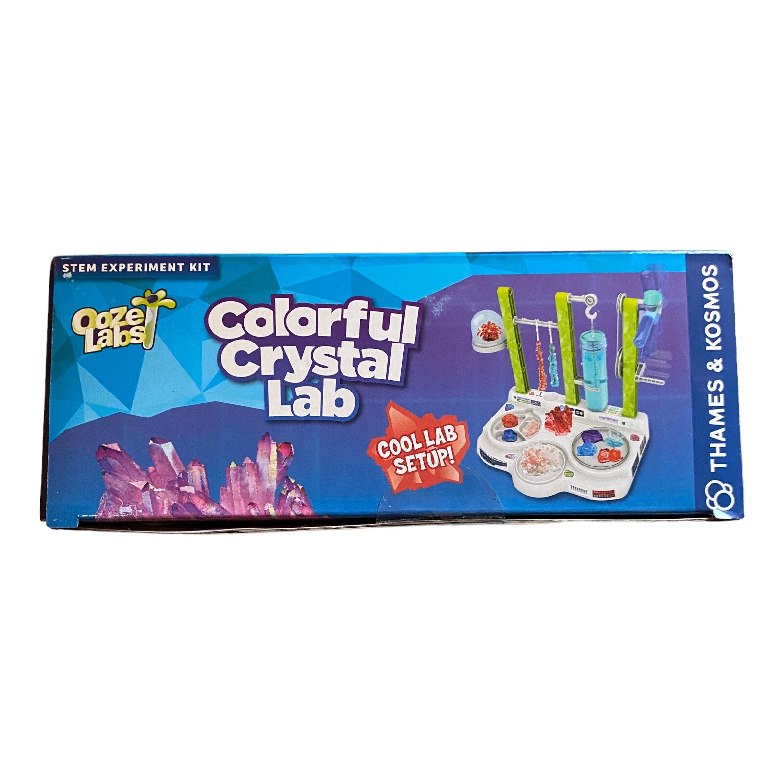 Colorful Crystal Lab Ooze Labs Thames & Kosmos STEM Experiment Kit – New!