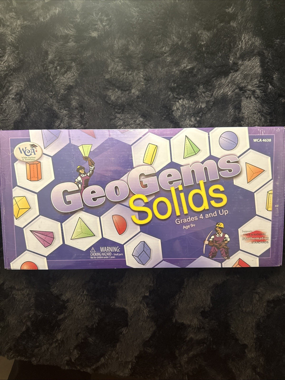 WCA Geogems Solids Math Board Game Learning Educational Grades 4 And Up Geometry