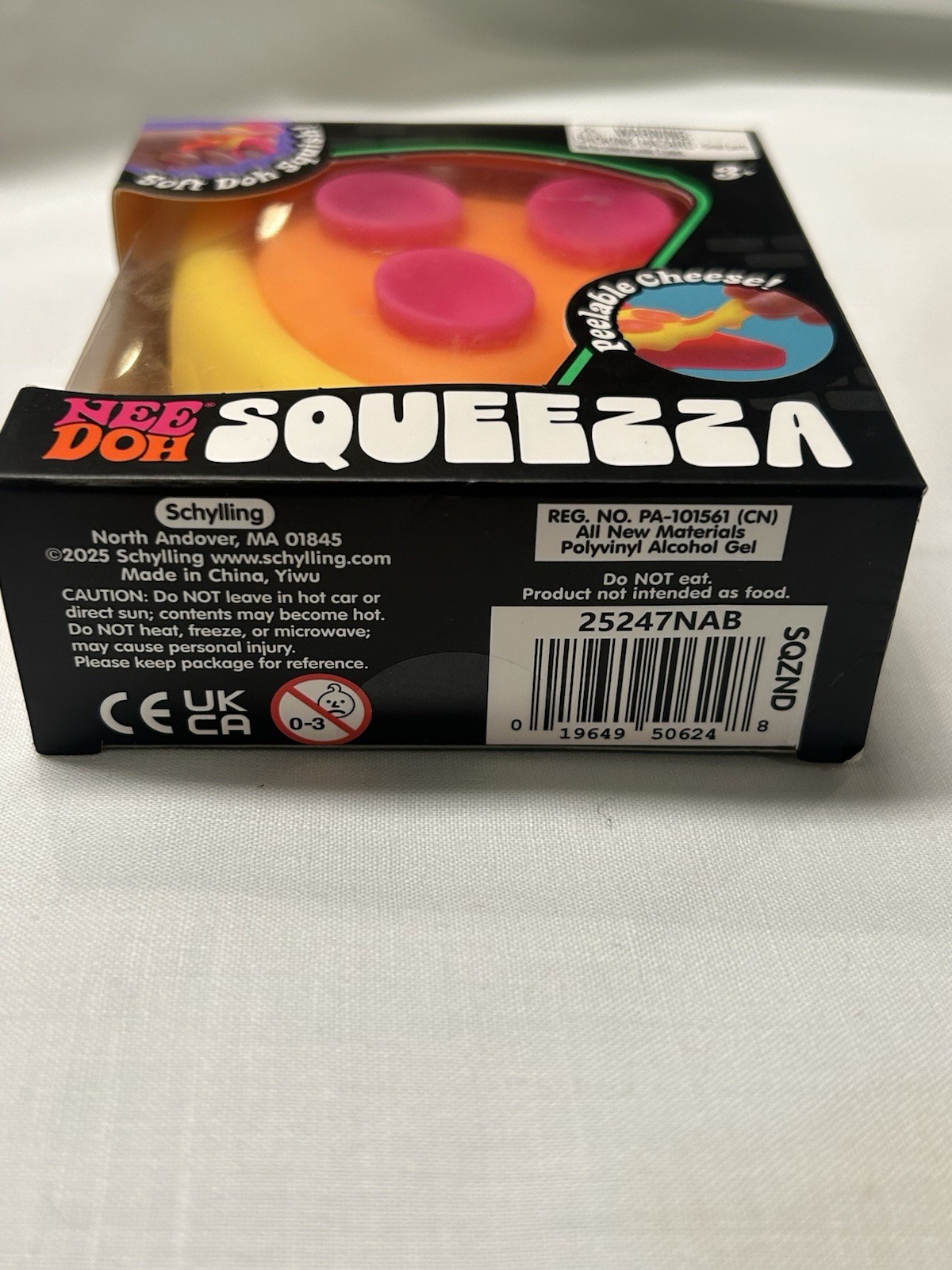 Nee Doh Authentic Squeeza Pizza Slice Peelable Squish