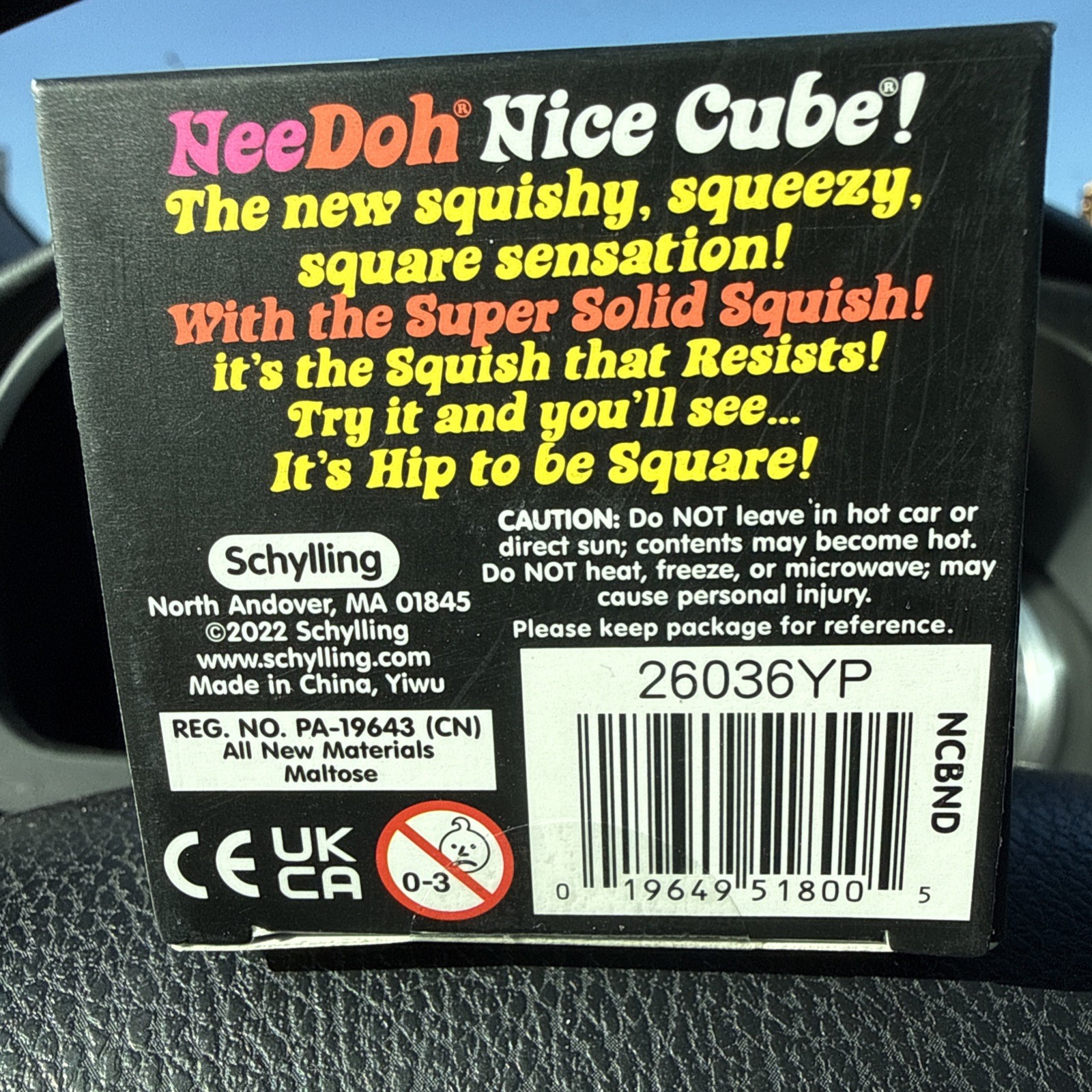 Nee Doh Nice Cube BLUE NEW IN BOX ships fast