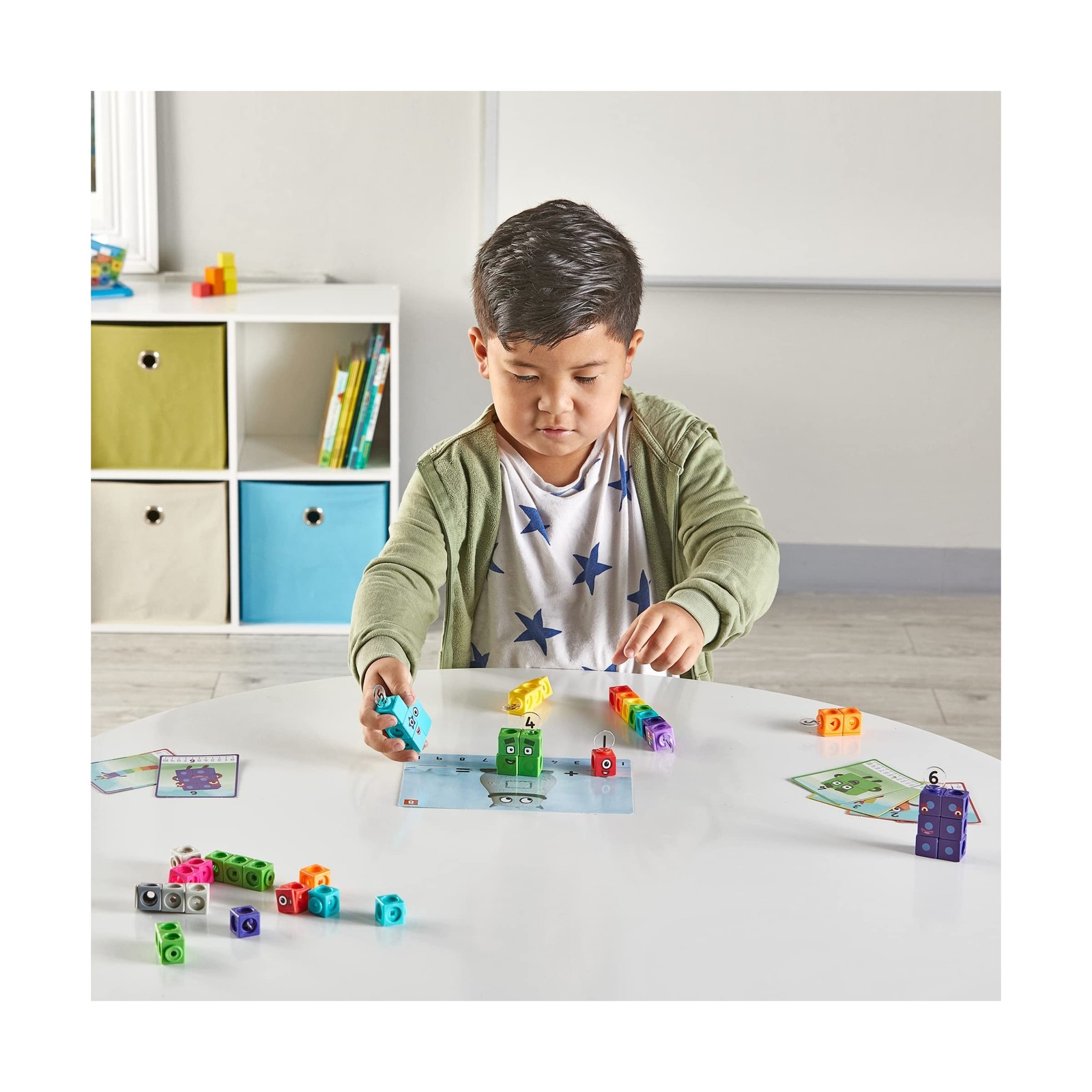 hand2mind MathLink Cubes Numberblocks 1-10 Activity Set, 30 Pre… FAST USA SHIP
