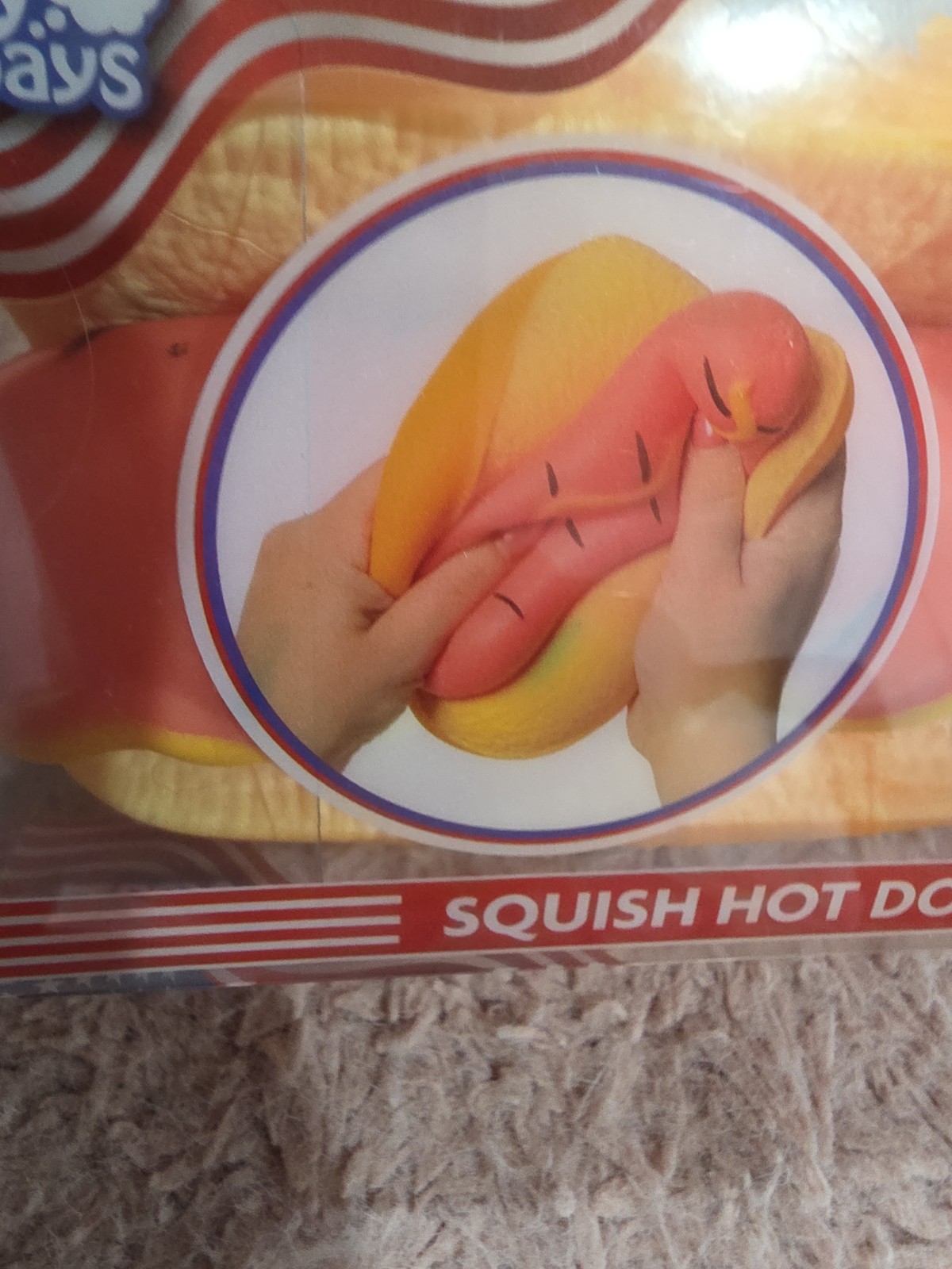 Viral TikTok Toymendous Sunny Days Squish Hot Dog 🌭