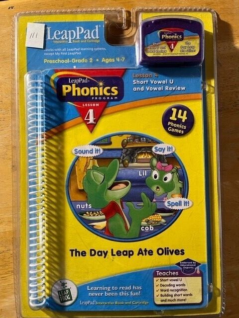 118 Leap Pad Phonics Lesson 4 Short vowel U & Vowel review The Day Leap Ate Oliv