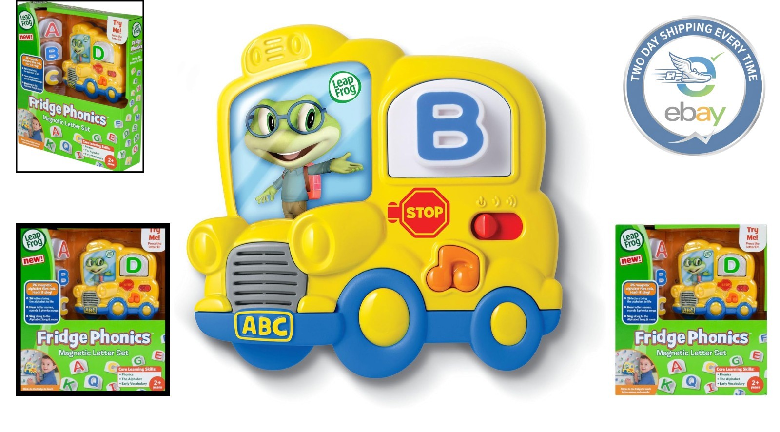 Interactive Fridge Phonics by Leapfrog – 26 Singing and Talking Alphabet Tiles