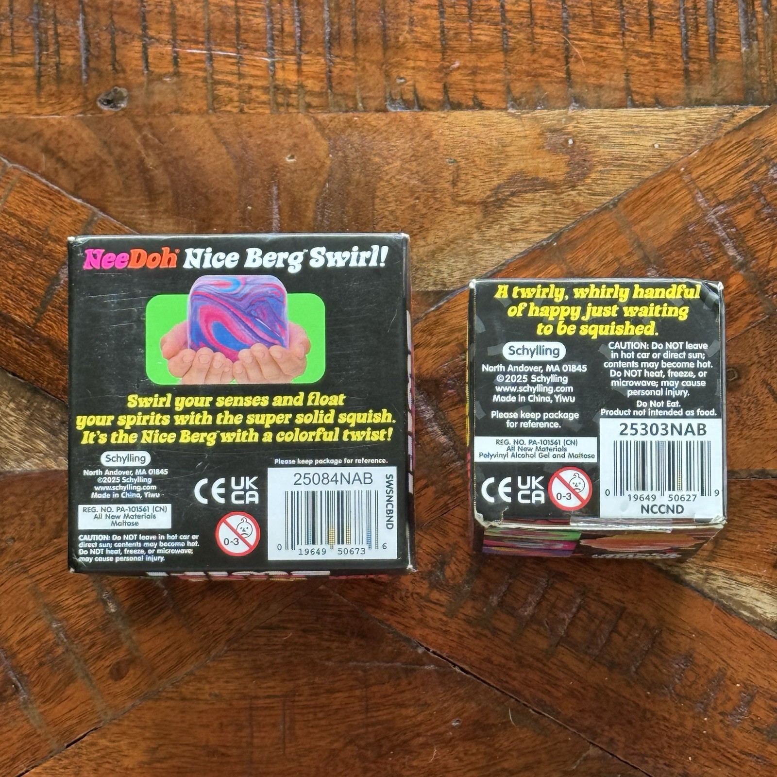 Needoh Nice Berg Swirl Orange / Yellow amd Ice Cream Bundle