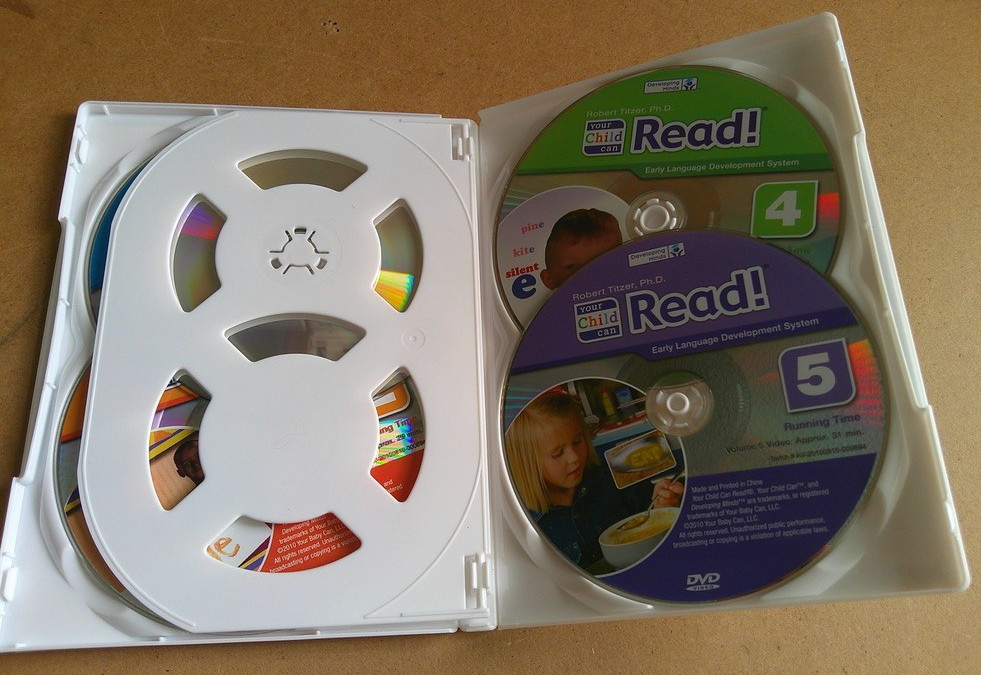 Your Child Can Read! 5 DVD Set by Robert Titzer ~ Reading System Developing
