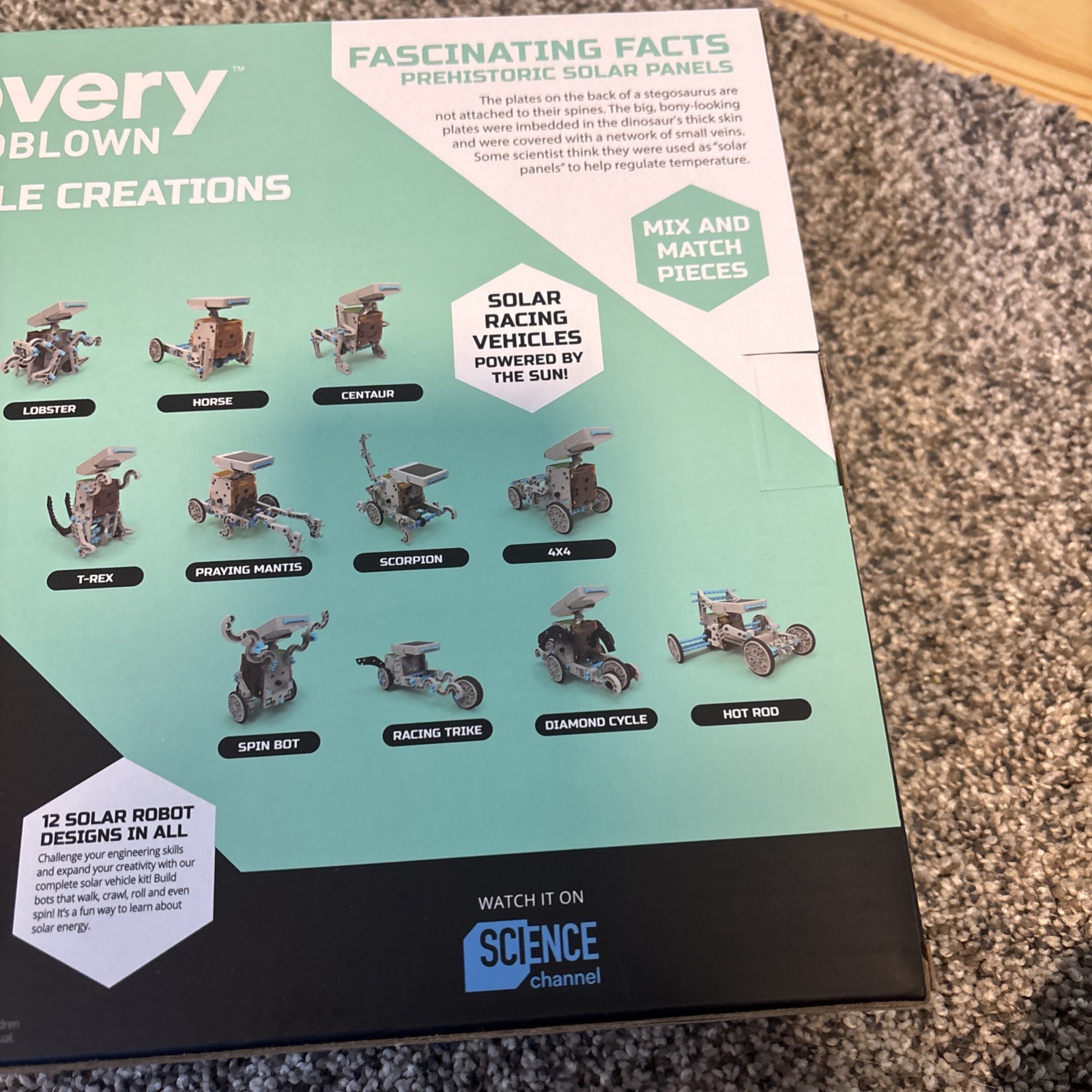 Discovery Mindblown Solar Vehicle Creations 197 Easy Build Pieces.