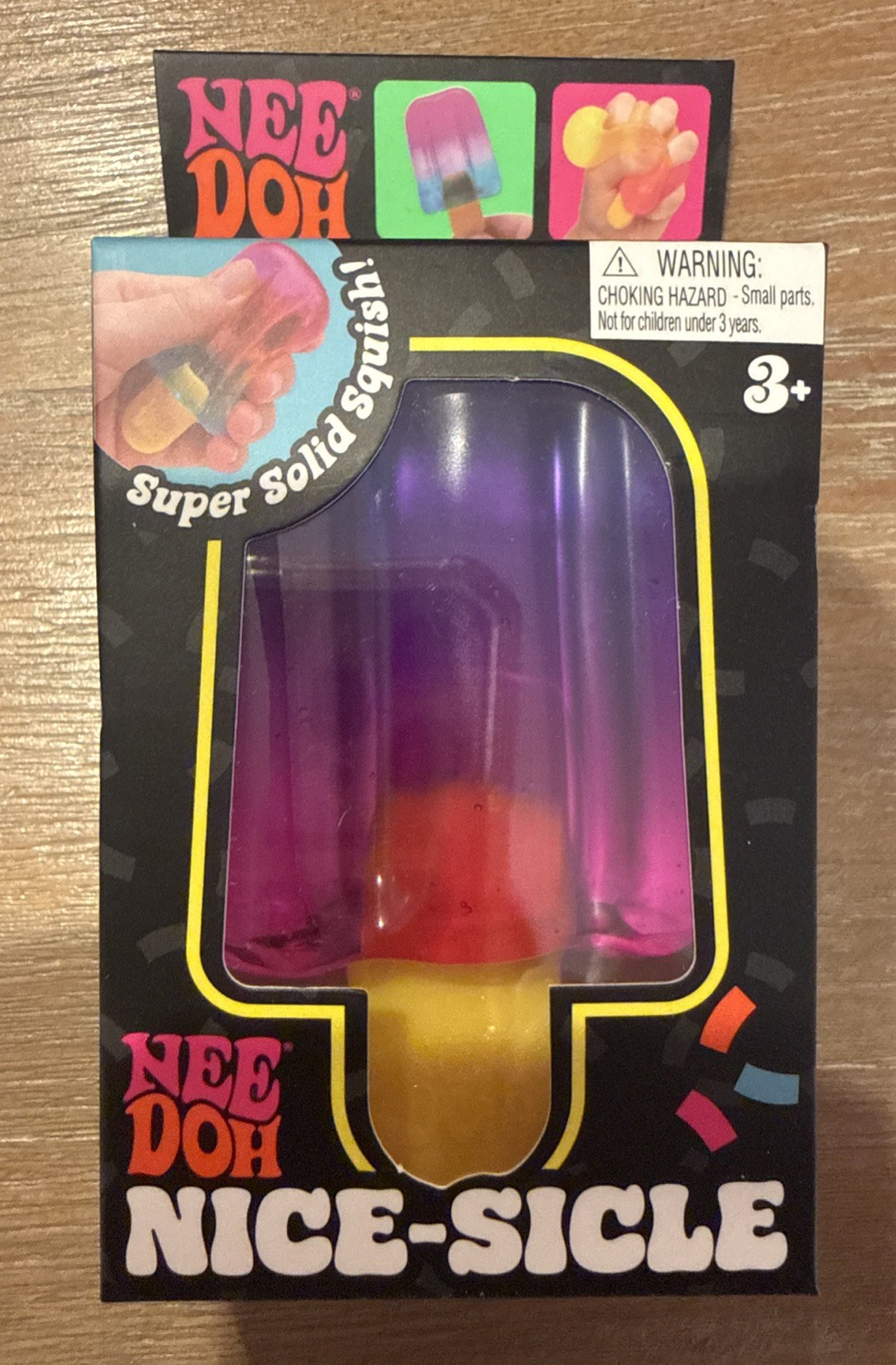 Purple 💜 New Needoh Nice-Sicle Popsicle Nicesicle Jelly Squishy Nee Doh Ice Pop