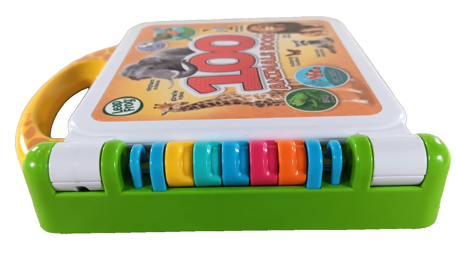 Leap Frog Learning 100 Animals Book English Spanish Interactive