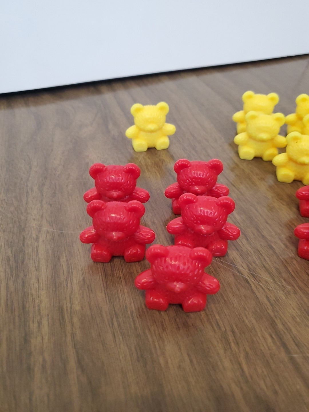 42 Piece Counting Bear Set, 4 Colors-Red, yellow, Blue And Green, One Size