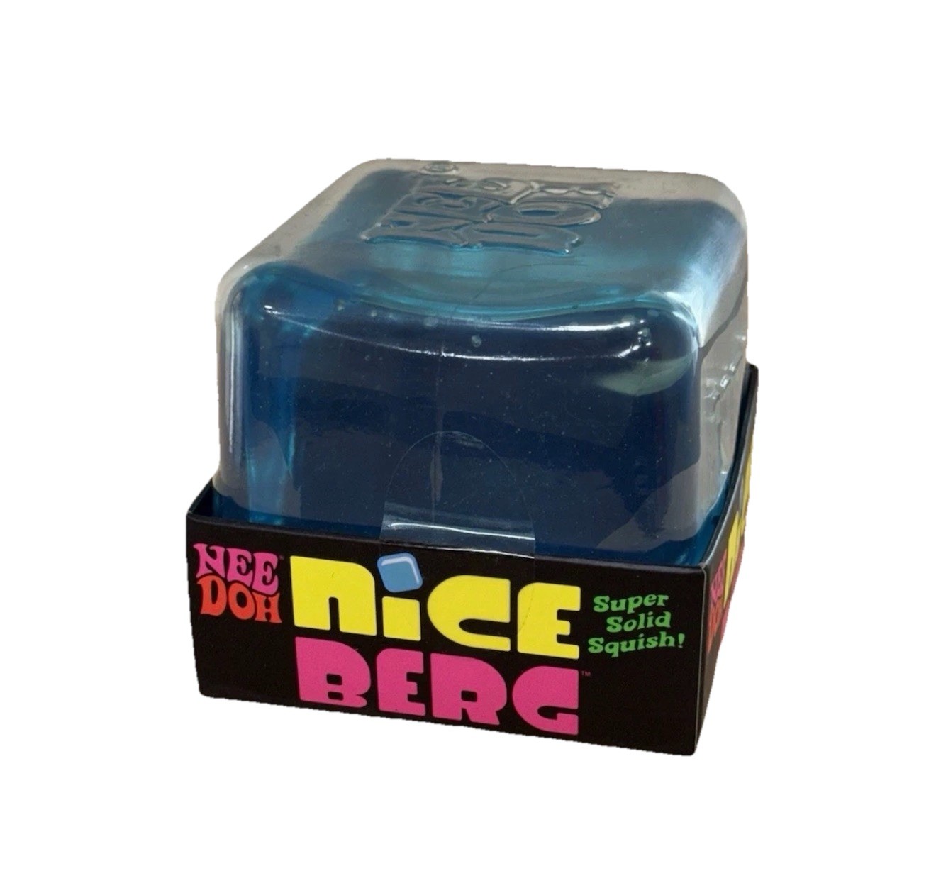 NeeDoh Nice Berg – Giant NeeDoh Nice Cube – (Blue) AUTHENTIC! Fast Ship In Hand
