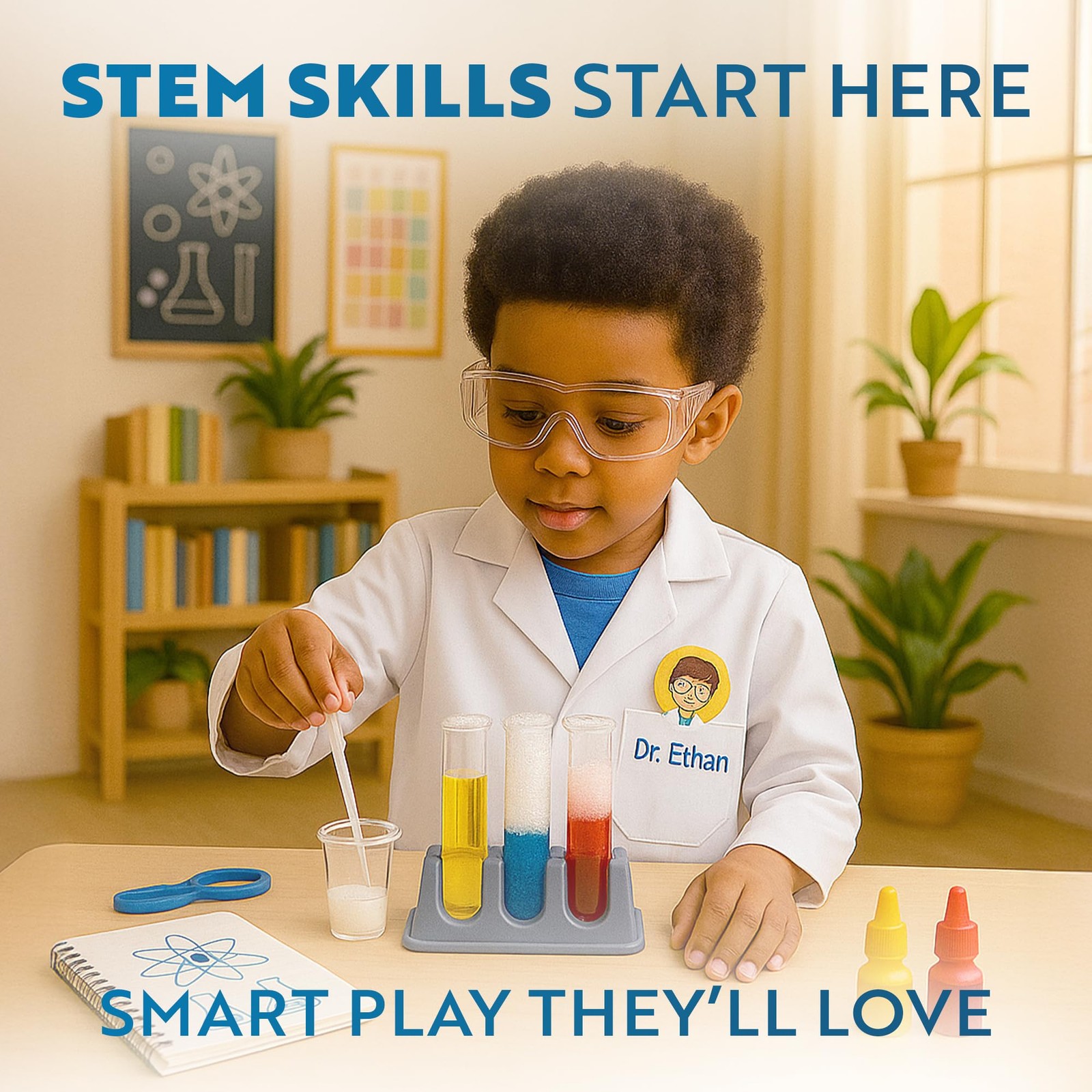 Playz Extreme Chemistry Set – 52 Unique Experiments, Science Kits for Kids Ag…