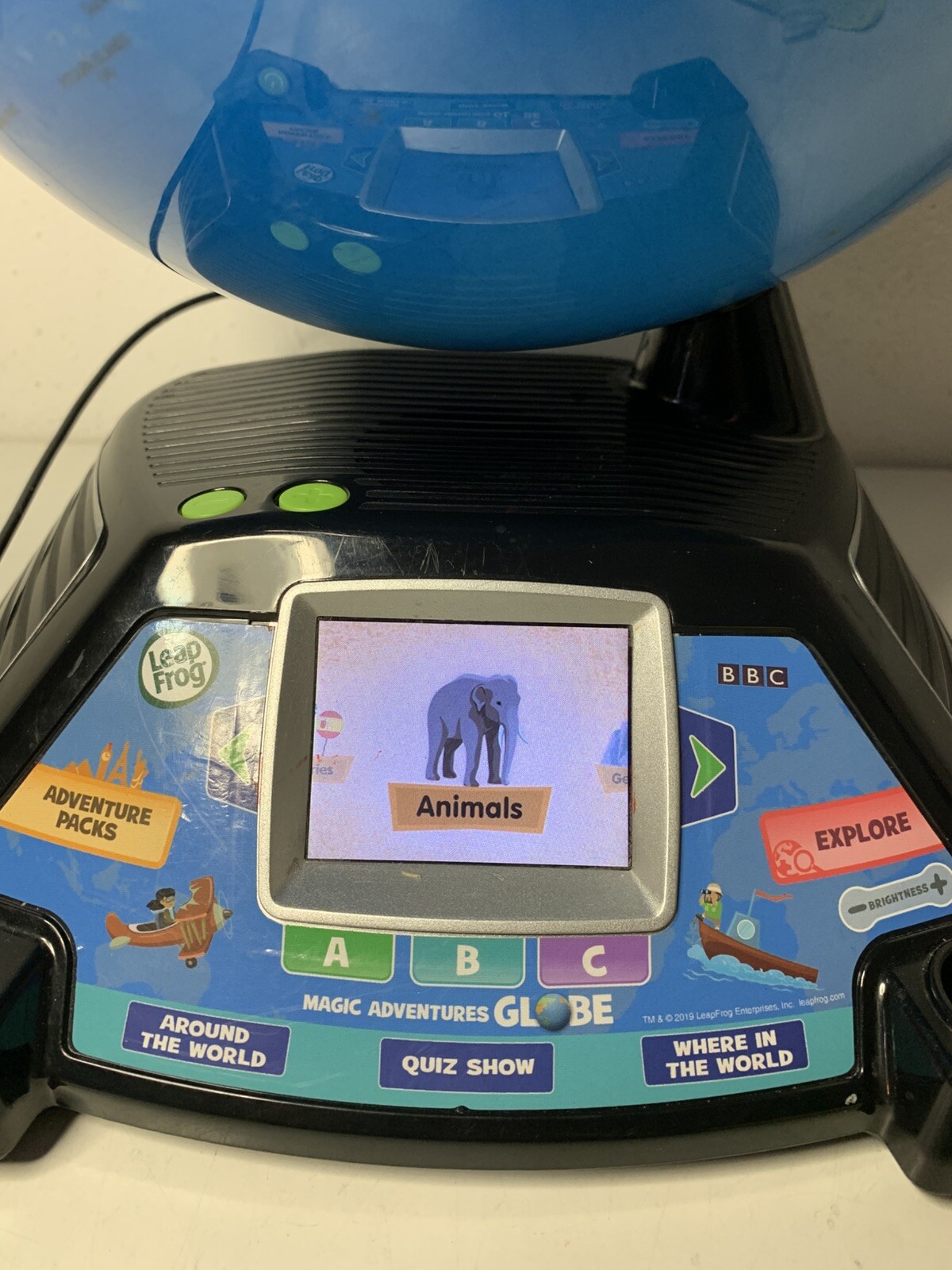 LeapFrog Magic Adventures Globe 2.8″ Screen BBC Videos Interactive Games Tested