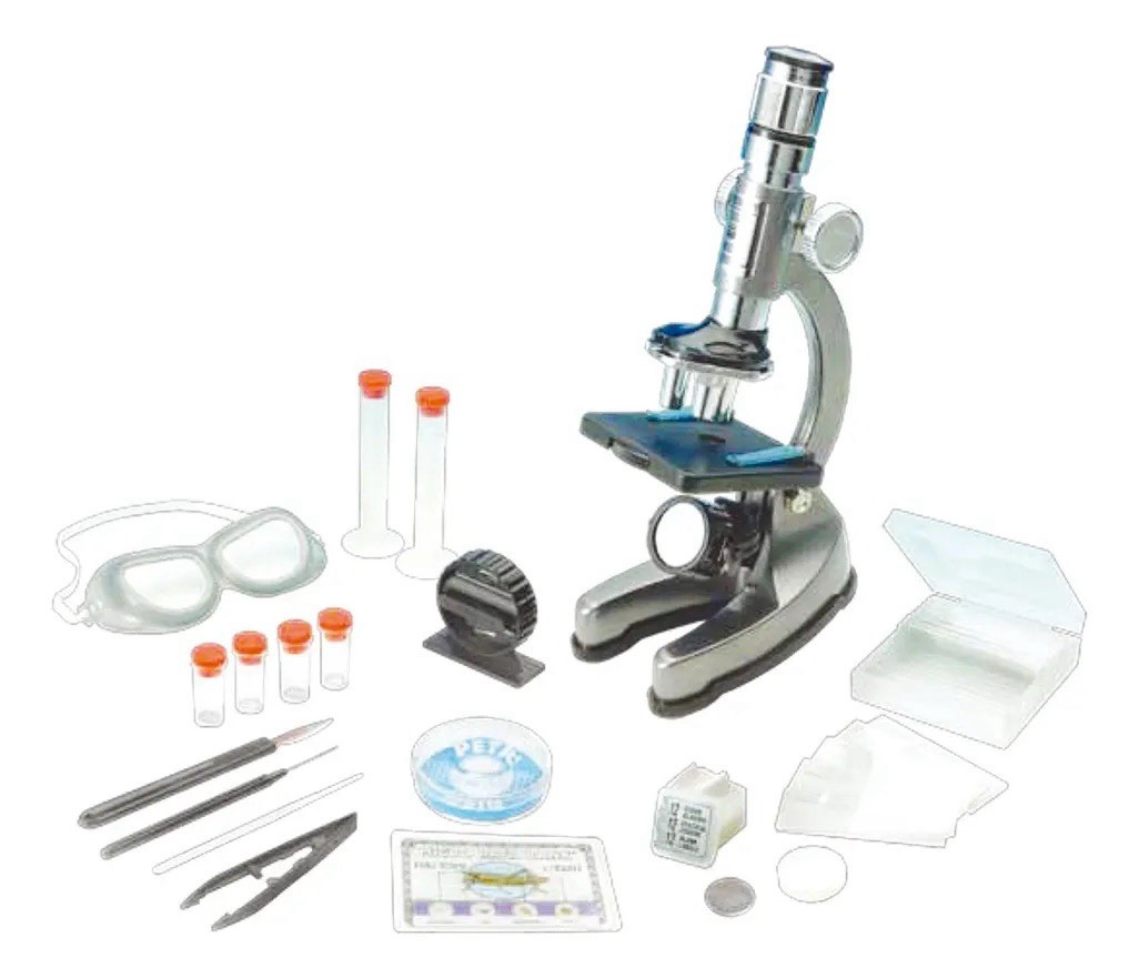 Mexican Toy Microscope With Light 100x 900x Made In Mexico Mi Alegria Juguete