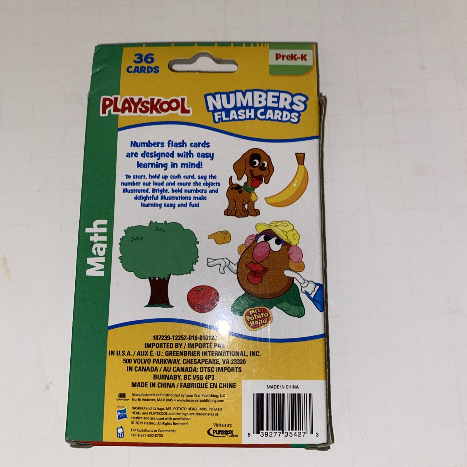 Flash Cards Set Of 5 Pre-k 3+ Math Alphabet Phonics Mickey Gabby Playskool