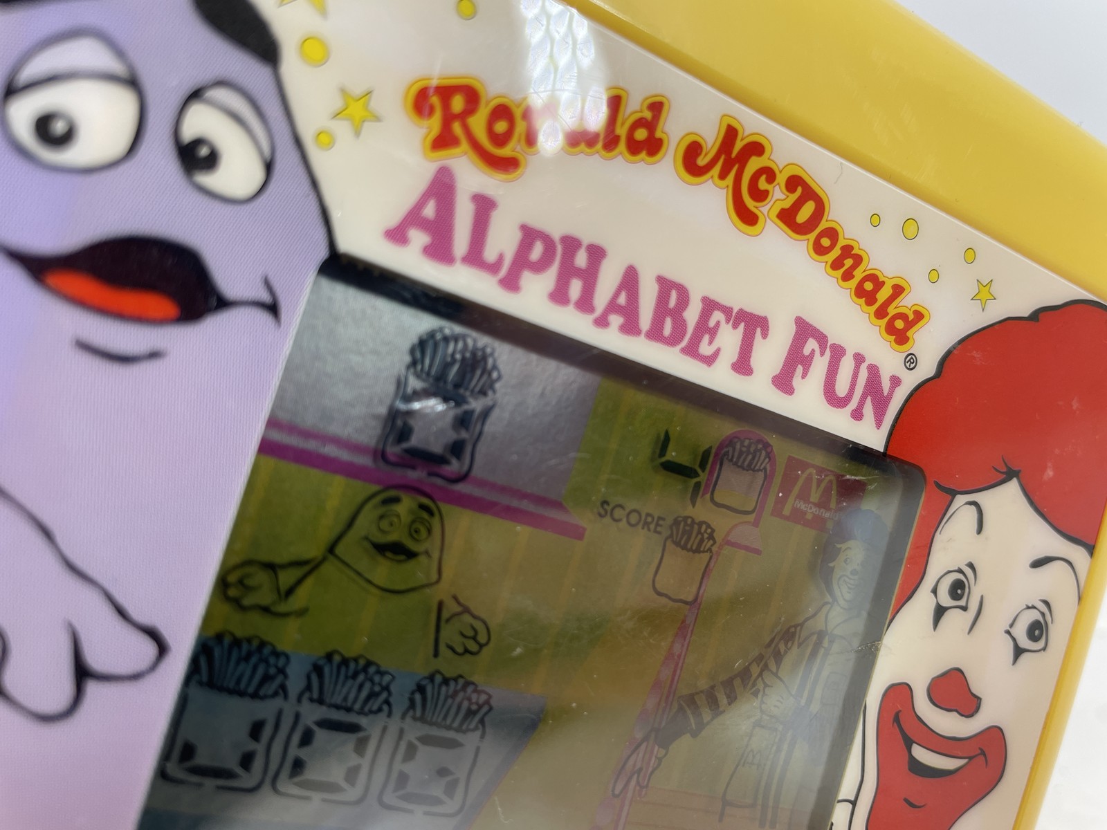 VTG McDonalds Alphabet Fun Electronic Handheld Game Educational Toy WORKS