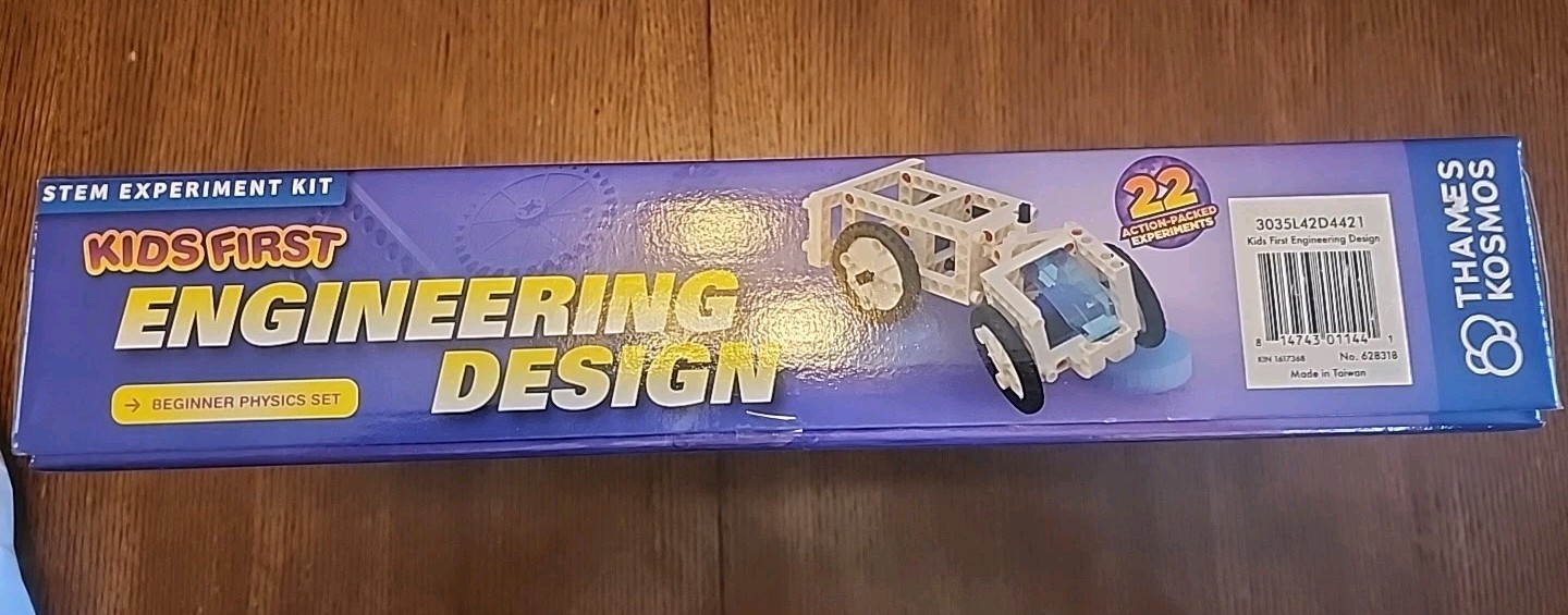 Thames & Kosmos Kids First Engineering Design 628318 Stem Experiment Kit – NEW