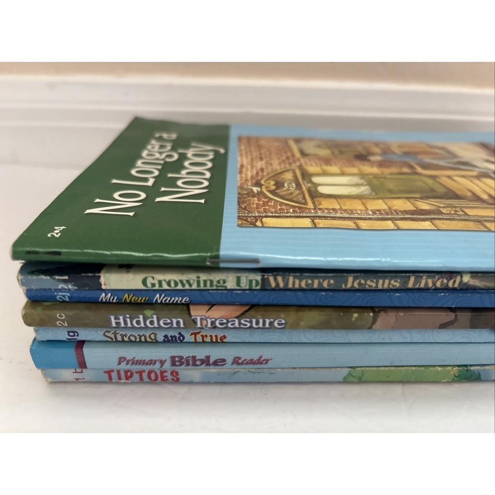 Lot of 7 Abeka Readers First Second (1st, 2nd) Grade Books Christian Homeschool