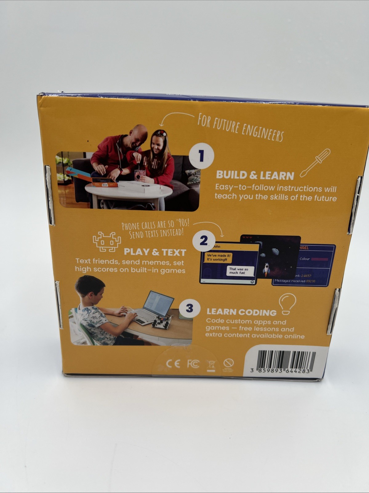 CircuitMess STEM Starter Kit, Chatter 2.0 Build/code your own walkie-texties