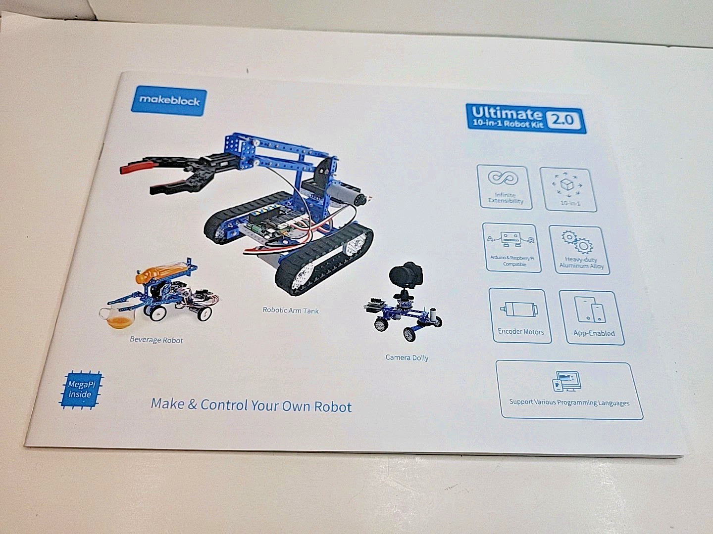 Makeblock Ultimate 2.0 Kit STEM Robotics Building Manual Guide