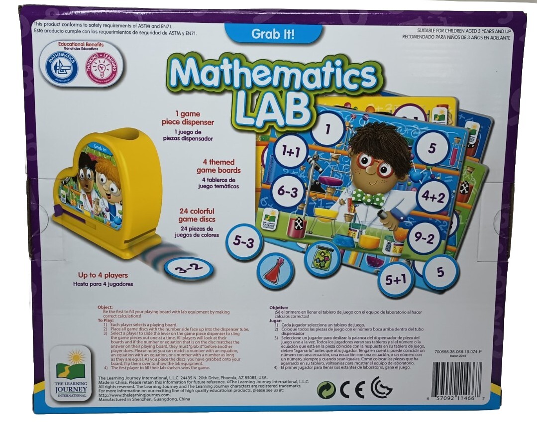 Mathematics Lab And Counting Treasures by The Learning Journey