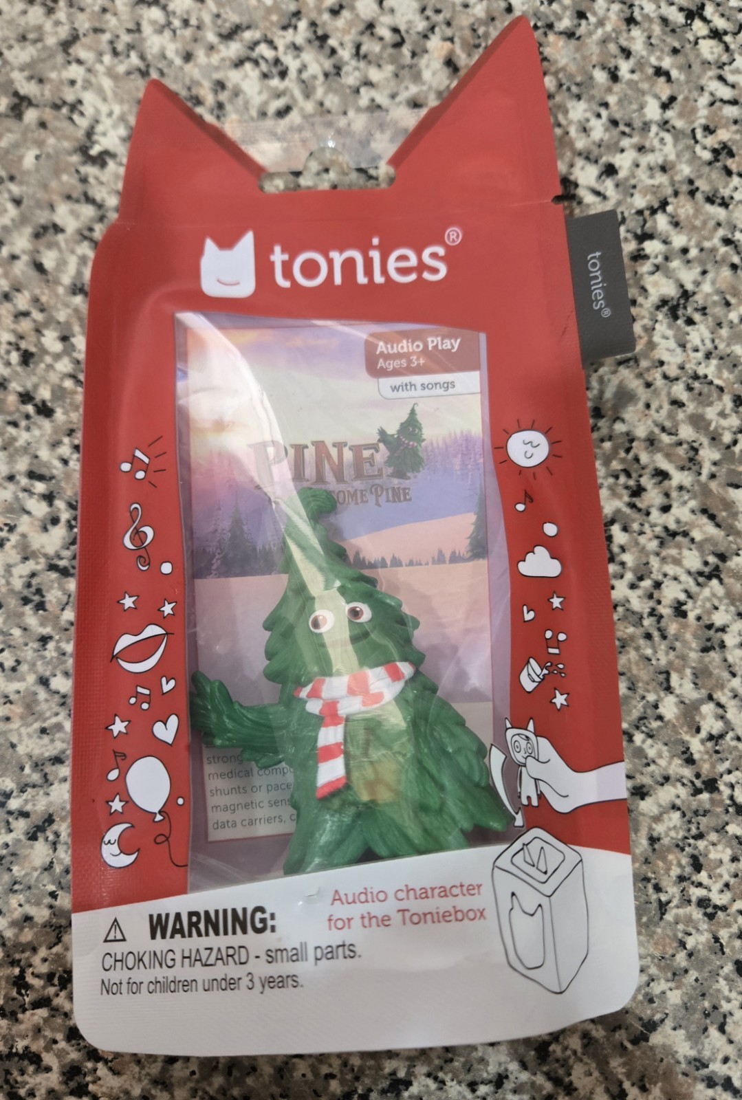 New Piney: The Lonesome Pine Tonies Figure For Toniebox Players- Christmas