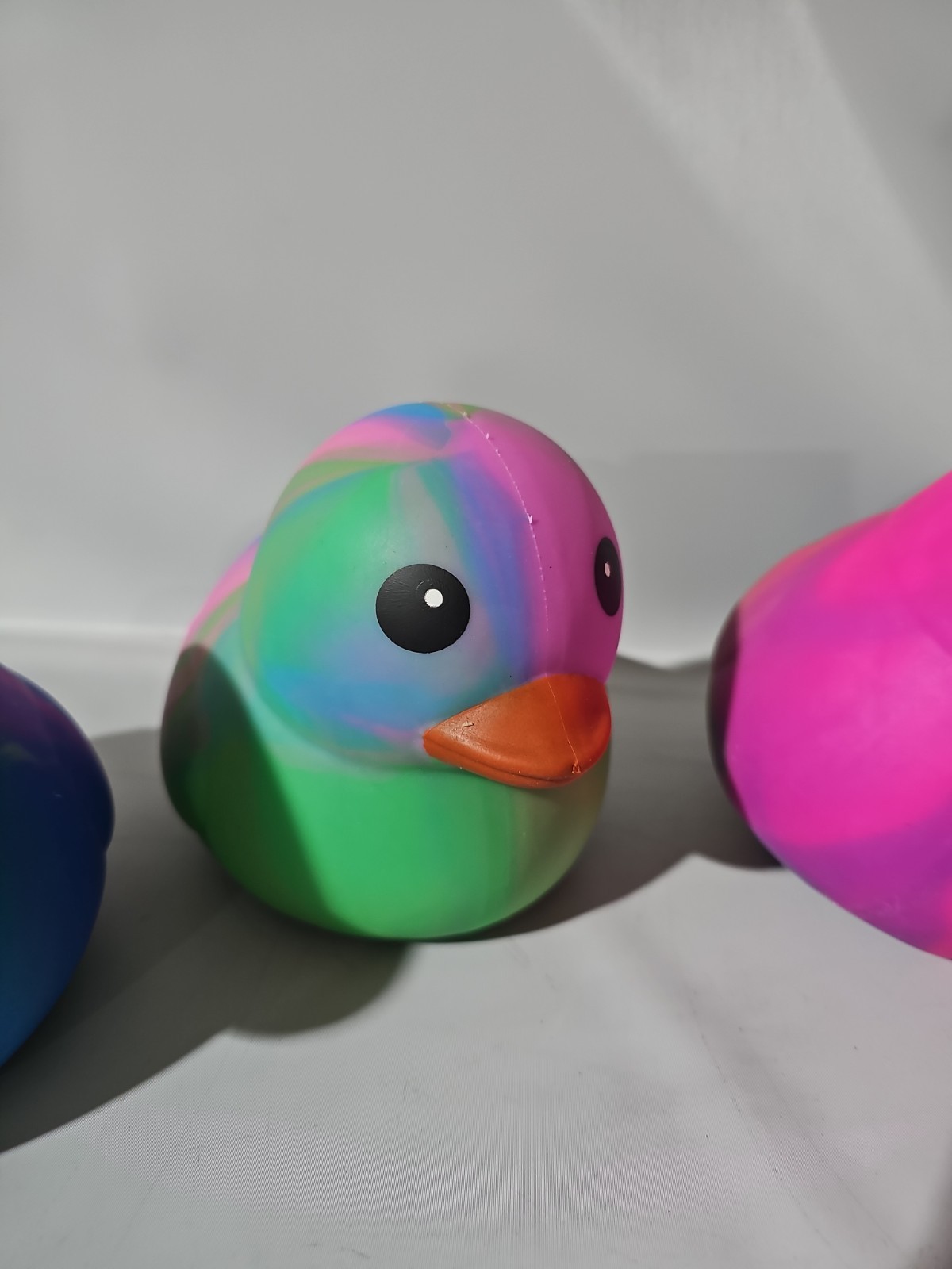 Sunny Days Jumbo Squeezy Duck – Tie-Dye Squishy Stress Relief Toy New (LOT OF 4)