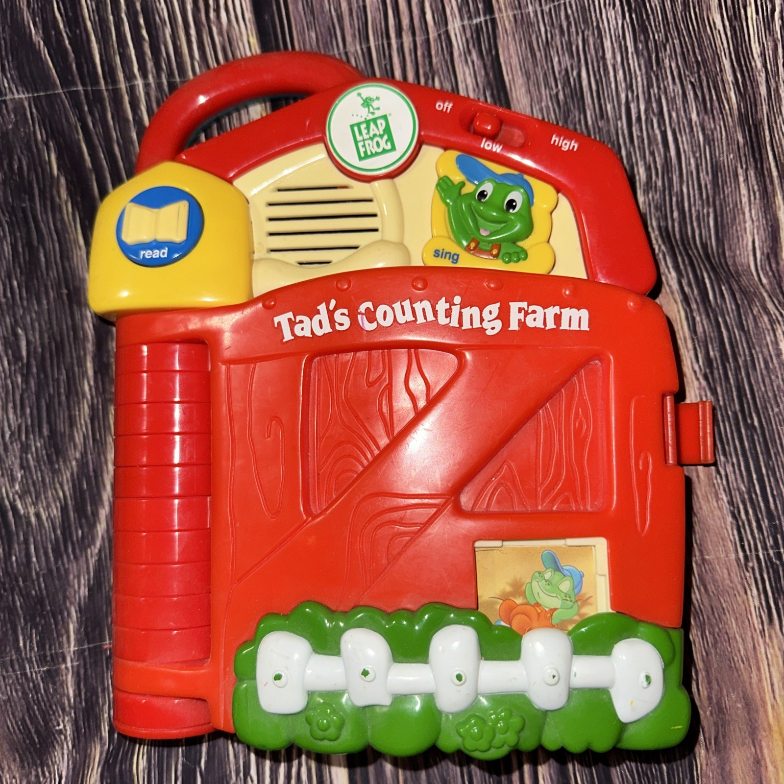 Leap Frog ~ TAD’S COUNTING FARM Interactive Electronic Talking Book ~ Complete