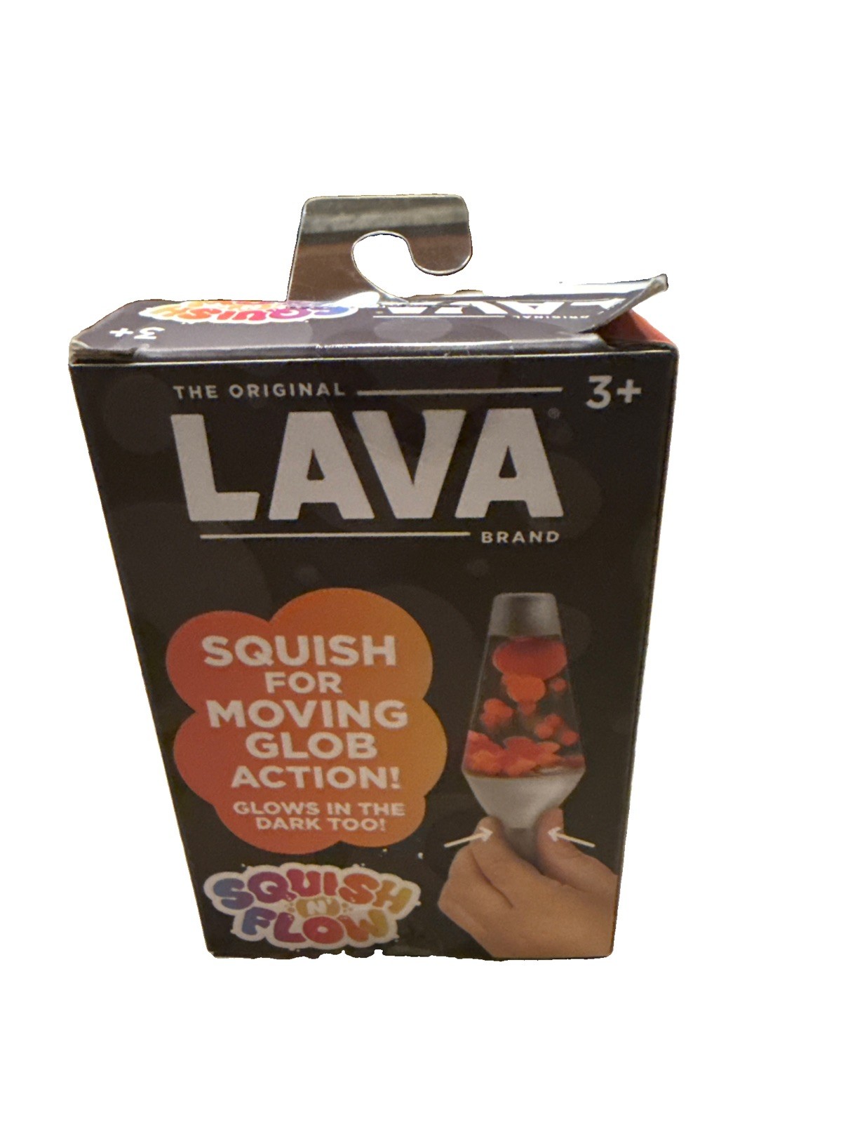 RARE NEW SCHYLLING NEEDOH LAVA Squish N’ Flow Glow in Dark Purple NIB