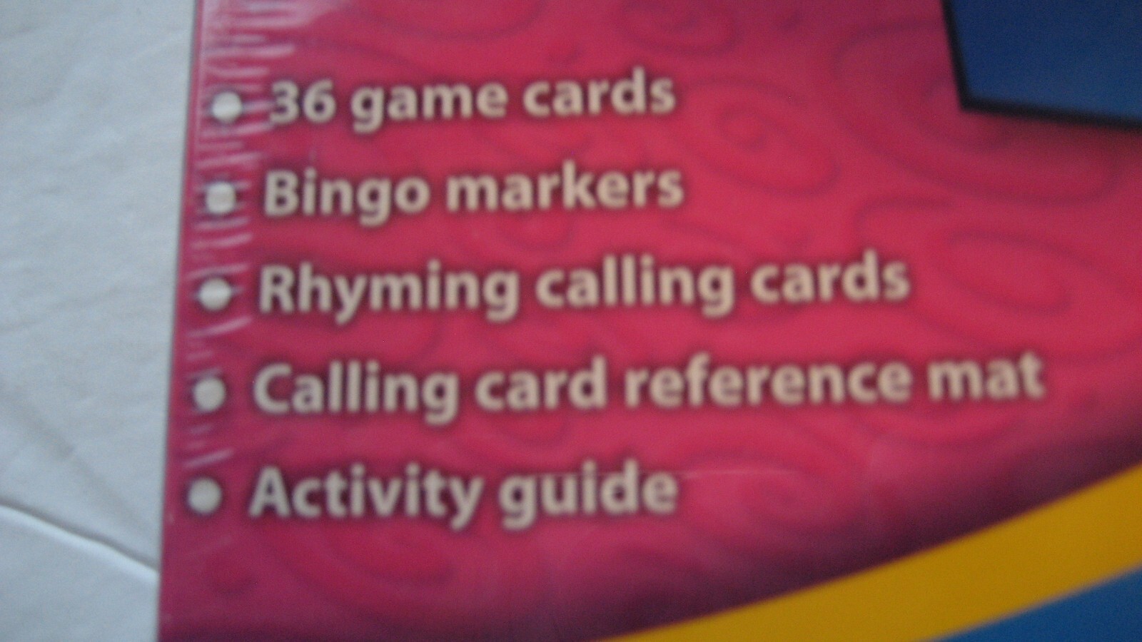 Lakeshore Rhyming Bingo Game, Rhyming Words, Ages 4 and up, JJ313 SEALED PKG NEW
