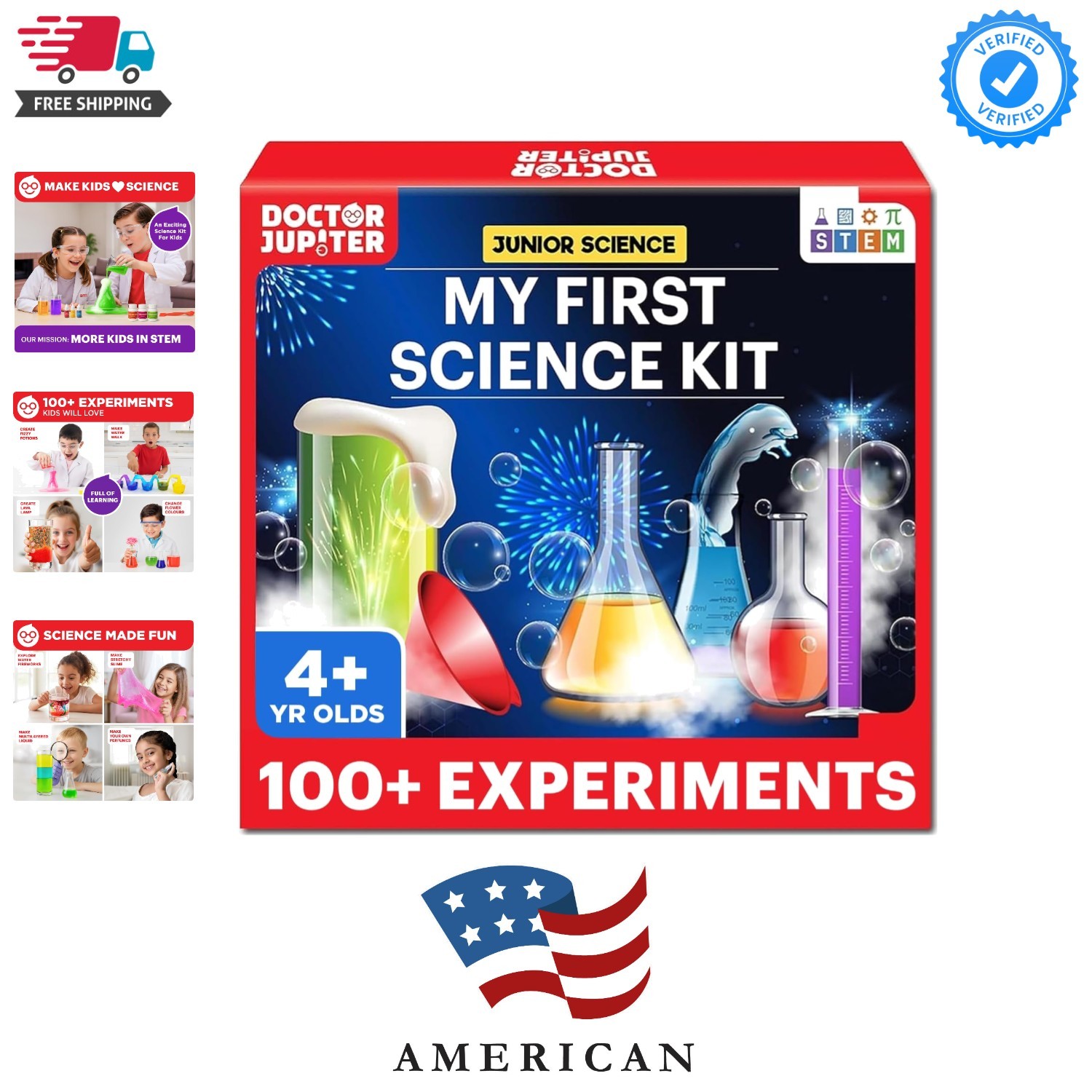 My First Science Kit for Kids Ages 4-5-6-7-8 | Easter, Birthday Gift Ideas fo…