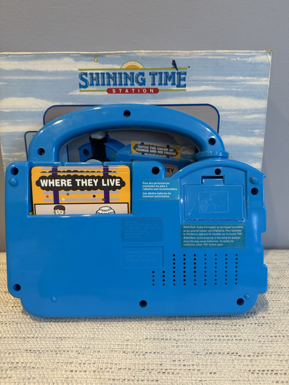 Vtg Shining Time Thomas The Tank Engine Little Teacher Thomas Learning Game 1993